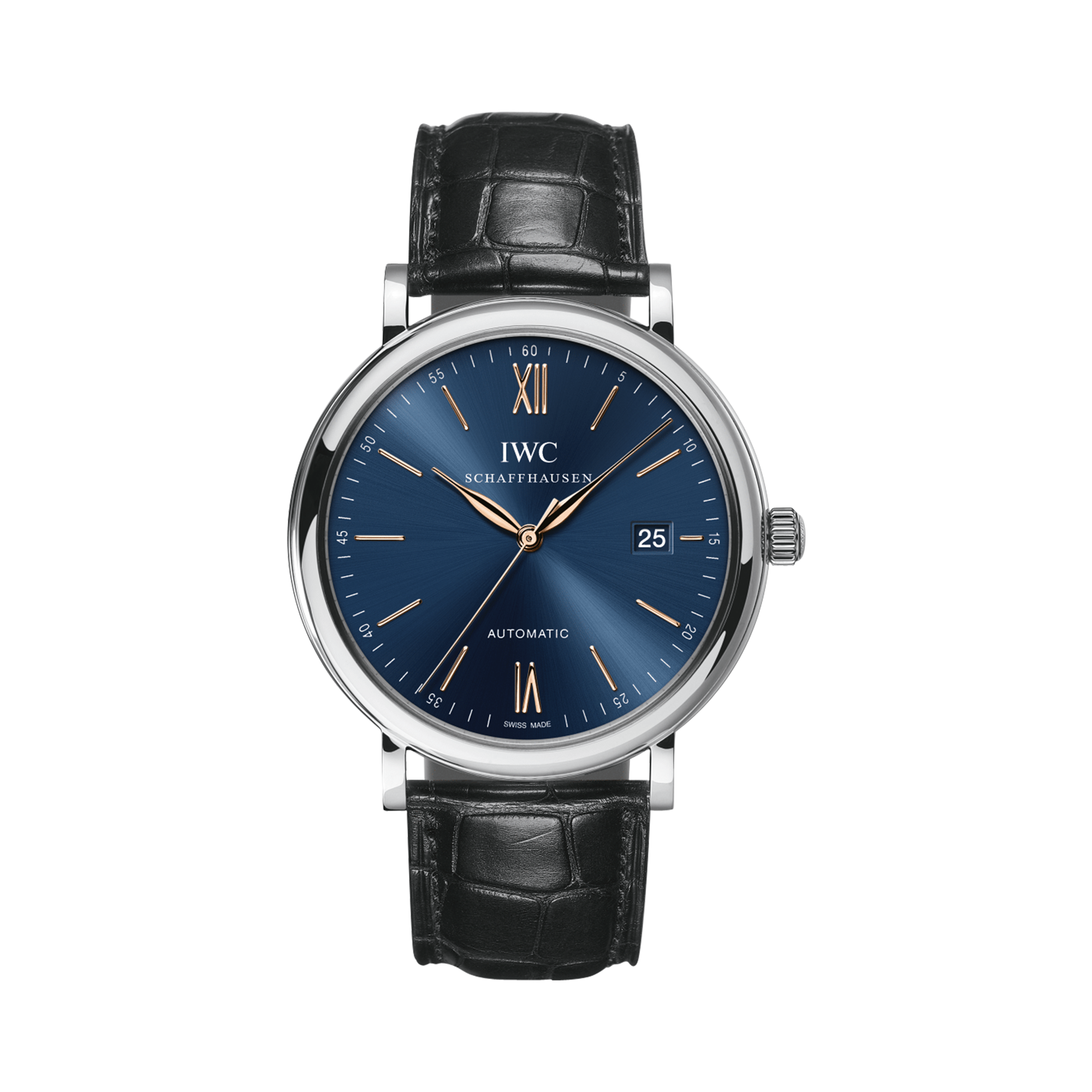 IWC Portofino Automatic 40mm, Blue Dial, Roman Numerals_1