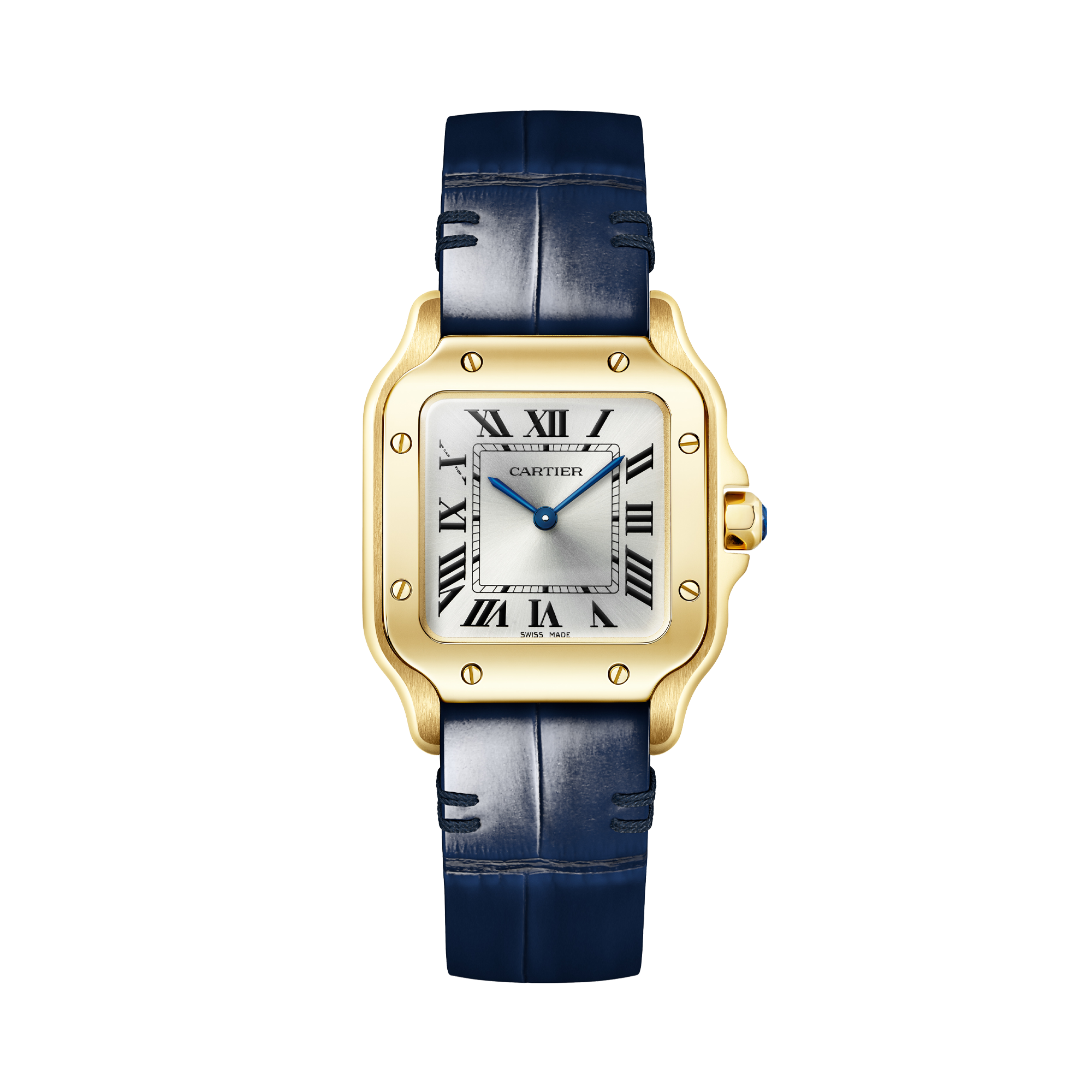 Cartier Santos de Cartier Small, Silver Dial, Roman Numerals_2
