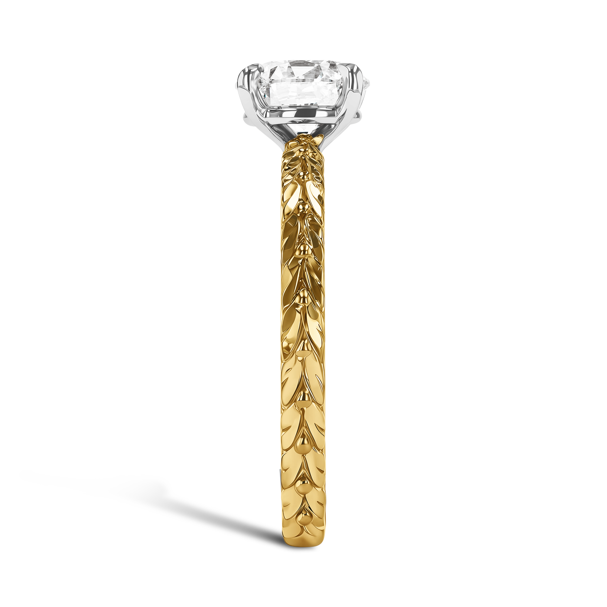 Apple Blossom 1.51ct Diamond Solitaire Ring Brilliant cut, Claw set_4