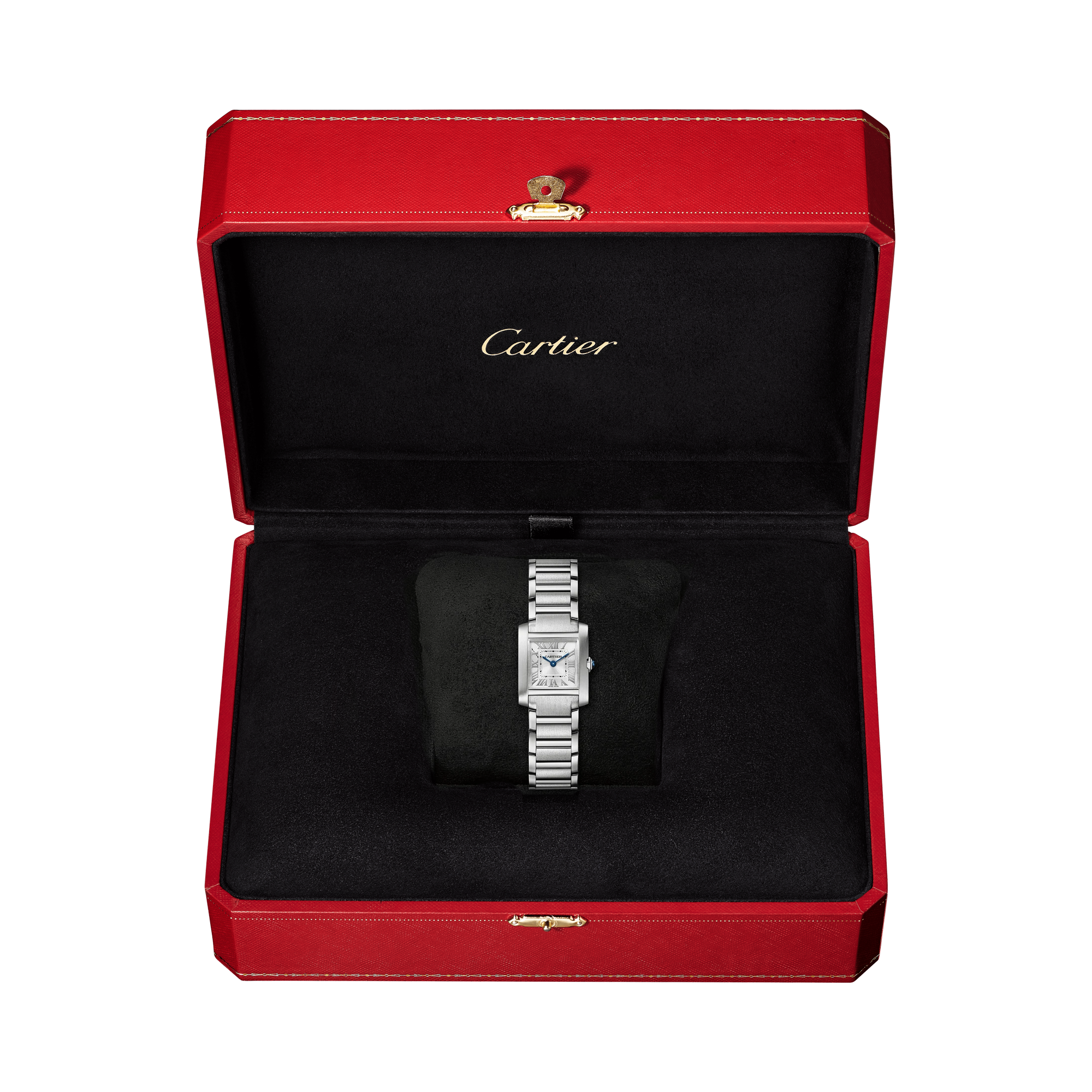 Cartier Tank Française 21.2mm, Silver Dial, Roman Numerals_4