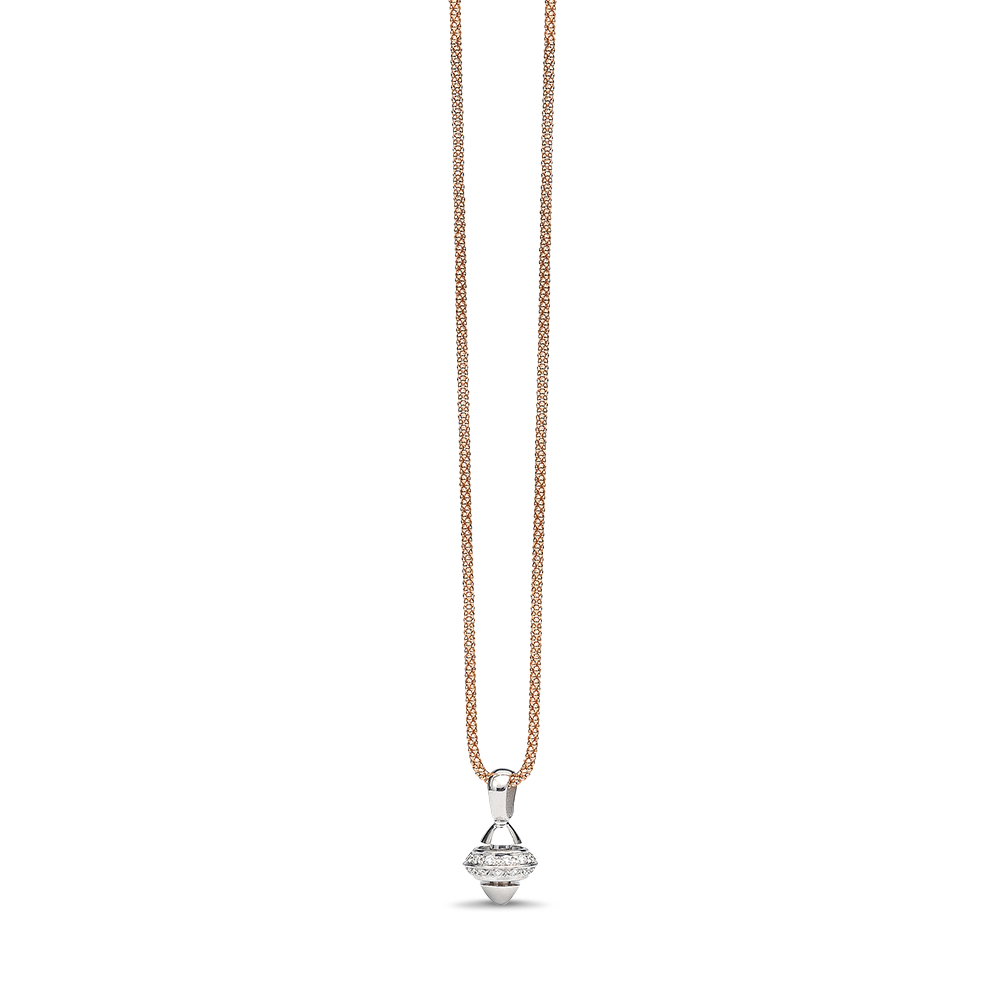 Fope Phylo Diamond Pendant Brilliant Cut, Grain Set_1