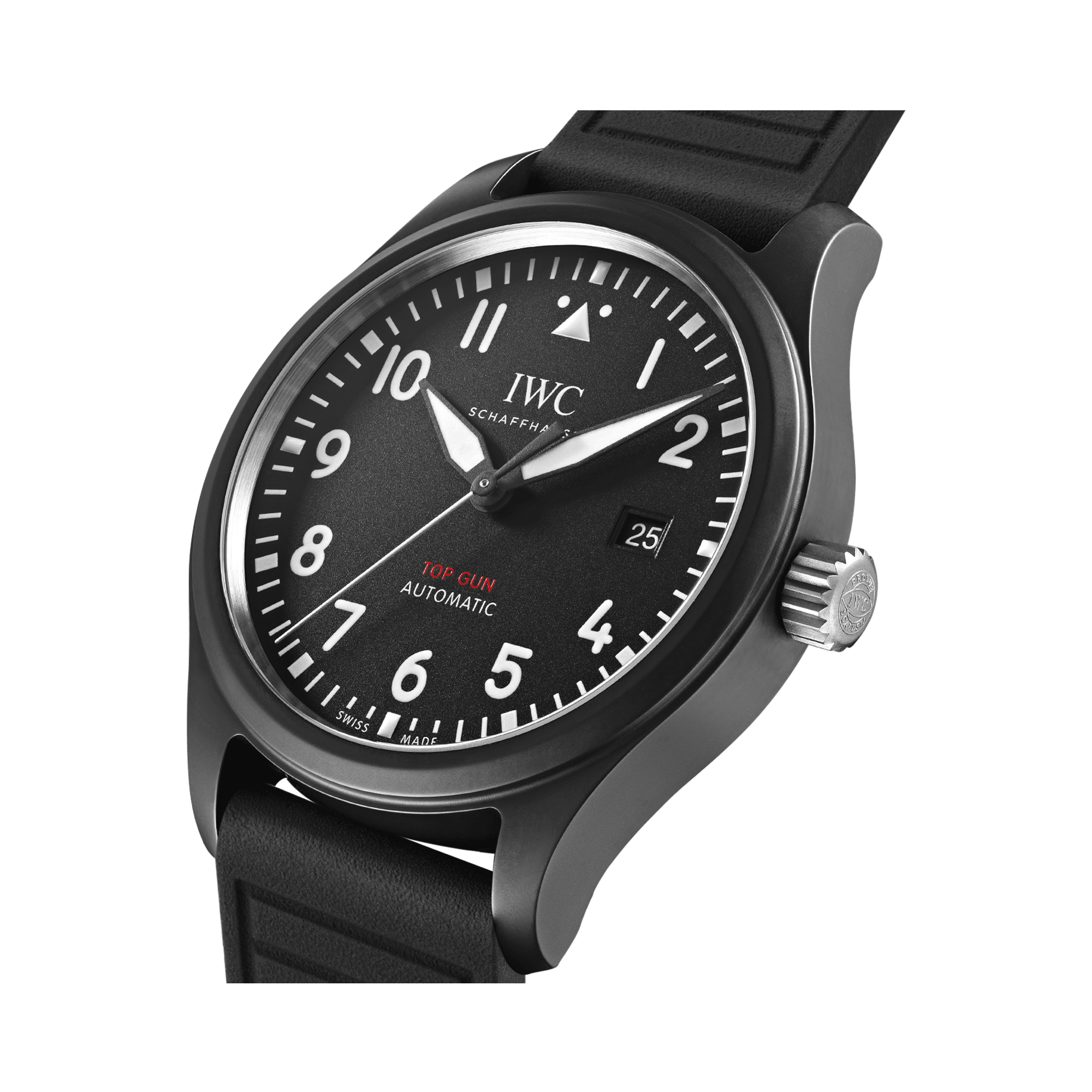 IWC Pilot's Top Gun Automatic 41mm, Black Dial, Arabic Numerals_3