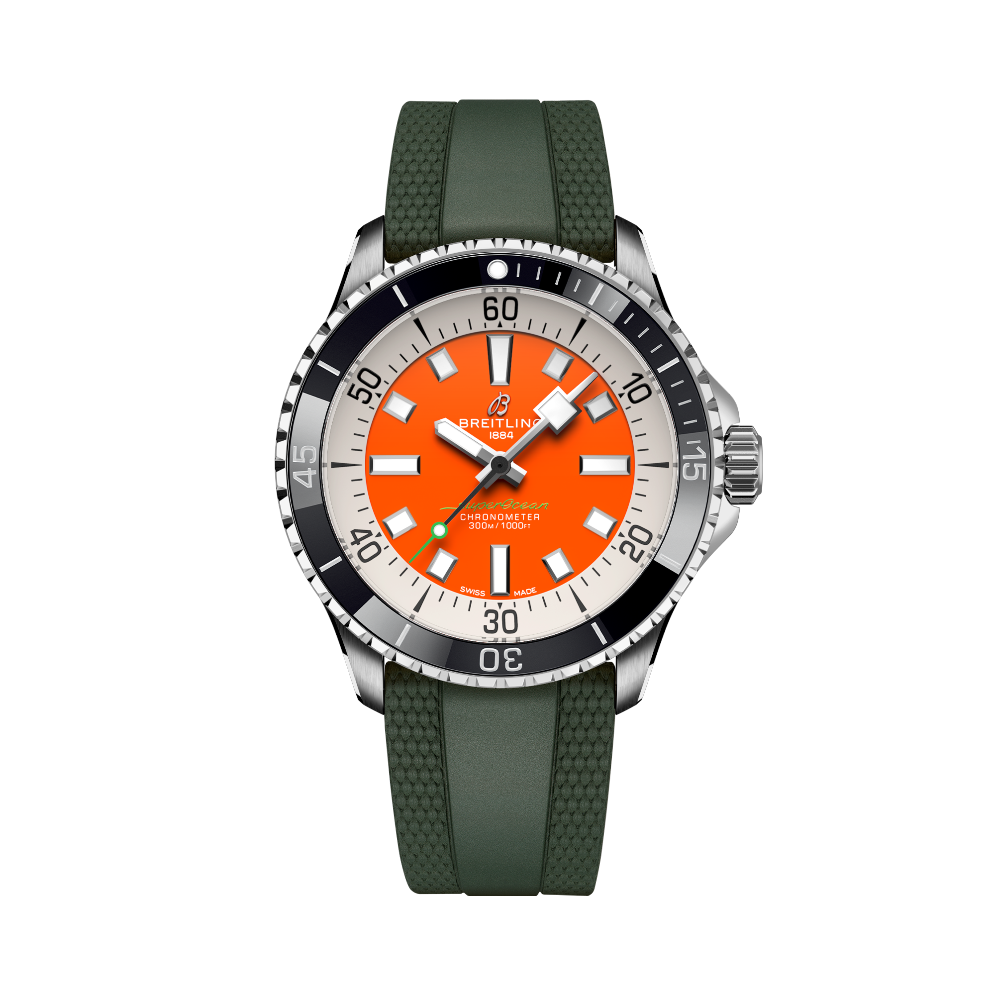 Breitling Superocean Automatic 42 Kelly Slater 42mm, Orange Dial, Arabic & Baton Numerals_1