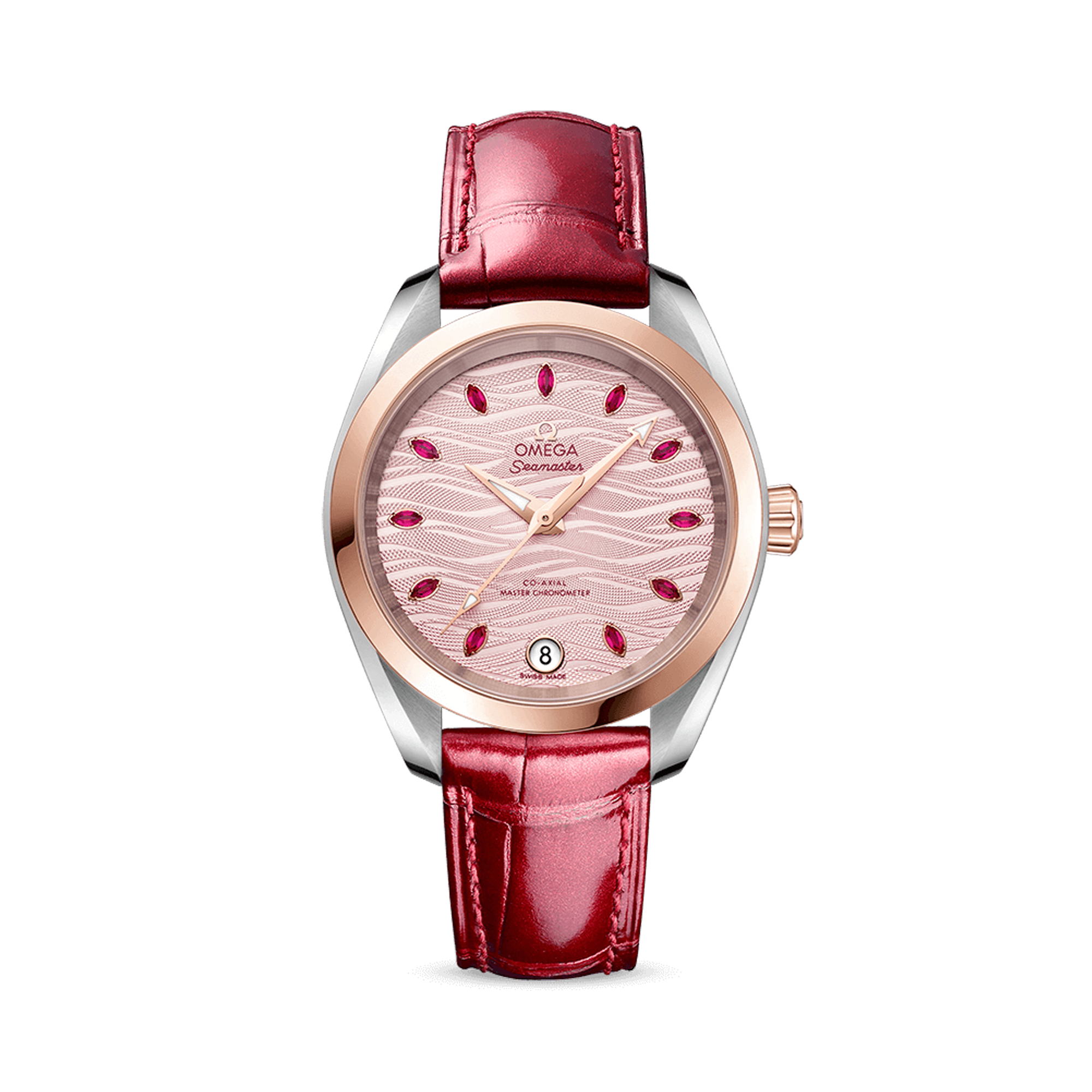 OMEGA Seamaster Aqua Terra 150m 34mm, Pink Dial, Gem Set Numerals_1