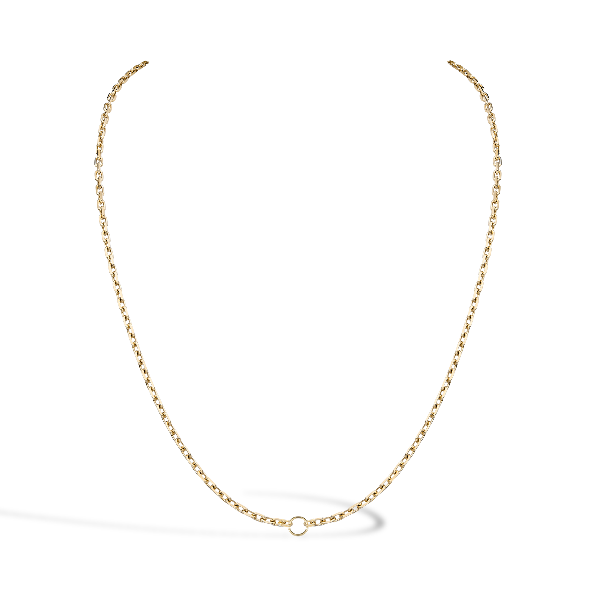 Forzatine Chain Necklace with Central Jump Ring 50cm _2