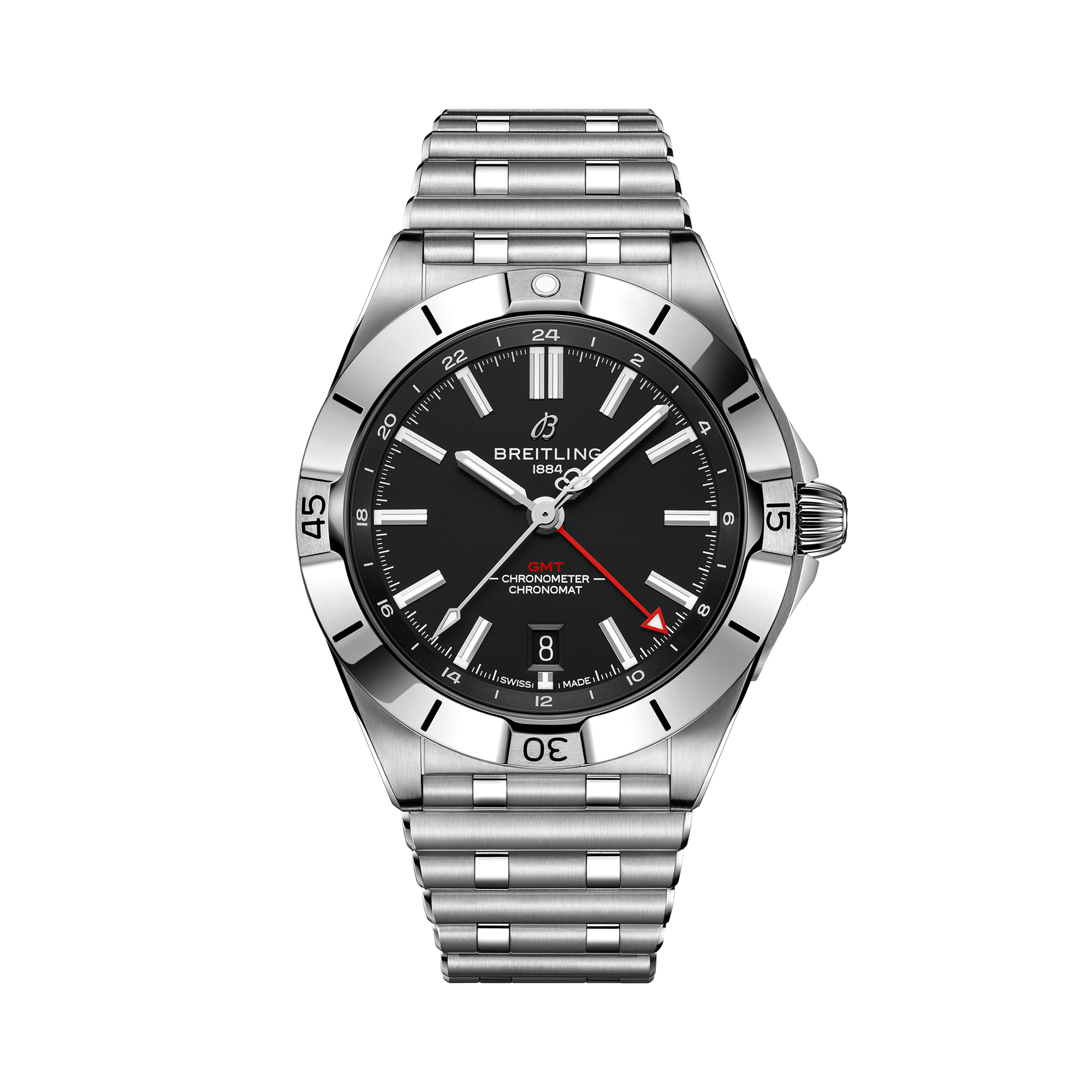 Breitling Chronomat Automatic GMT 40 40mm, Black Dial, Baton Numeral_1
