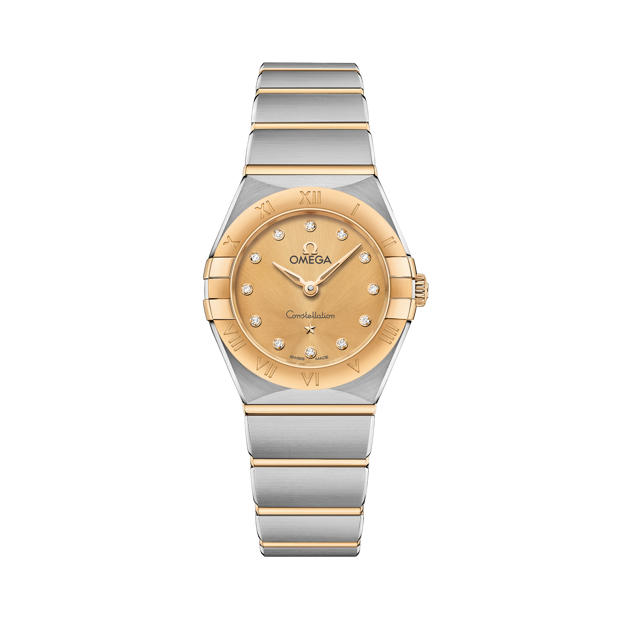 OMEGA Constellation 25mm, Champagne Dial, Diamond Numerals_1