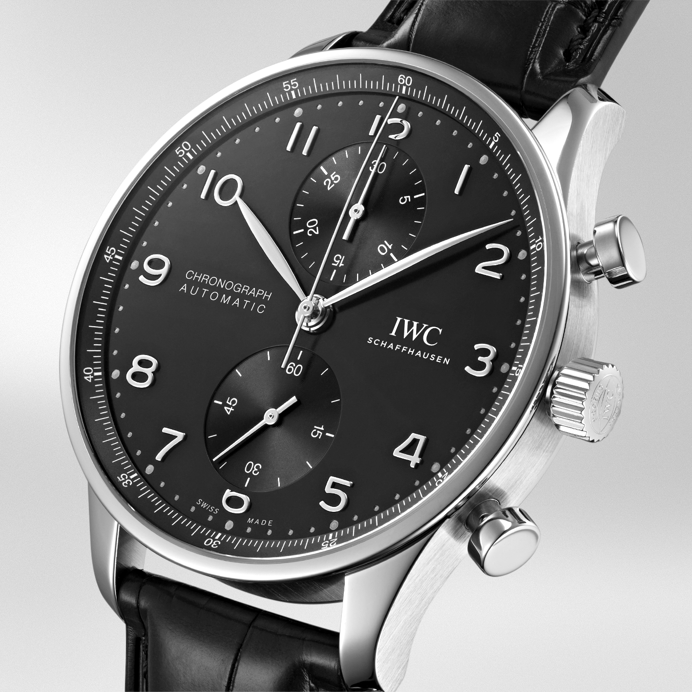 Portugieser Chronograph 41mm, Black Dial, Arabic Numerals_2