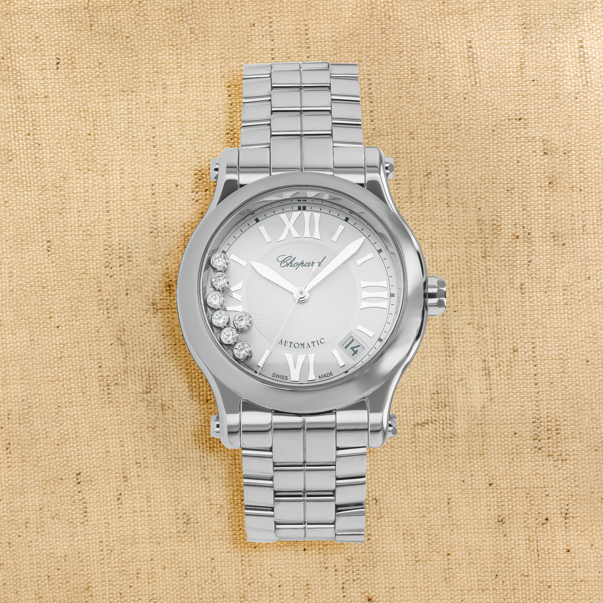 Chopard Happy Sport 36mm, Silver Dial, Roman Numerals_1