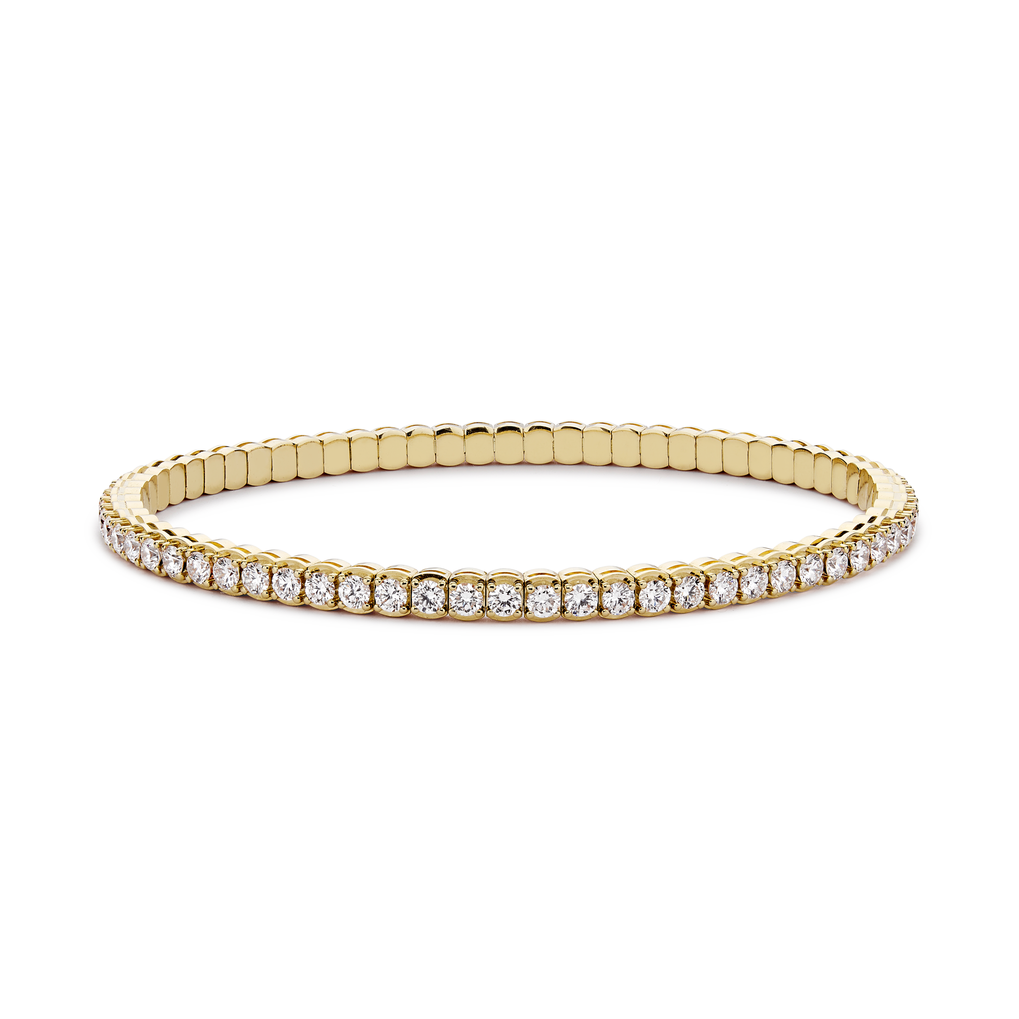 Expandable Diamond Bangle Brilliant Cut, Four Claw Set_1