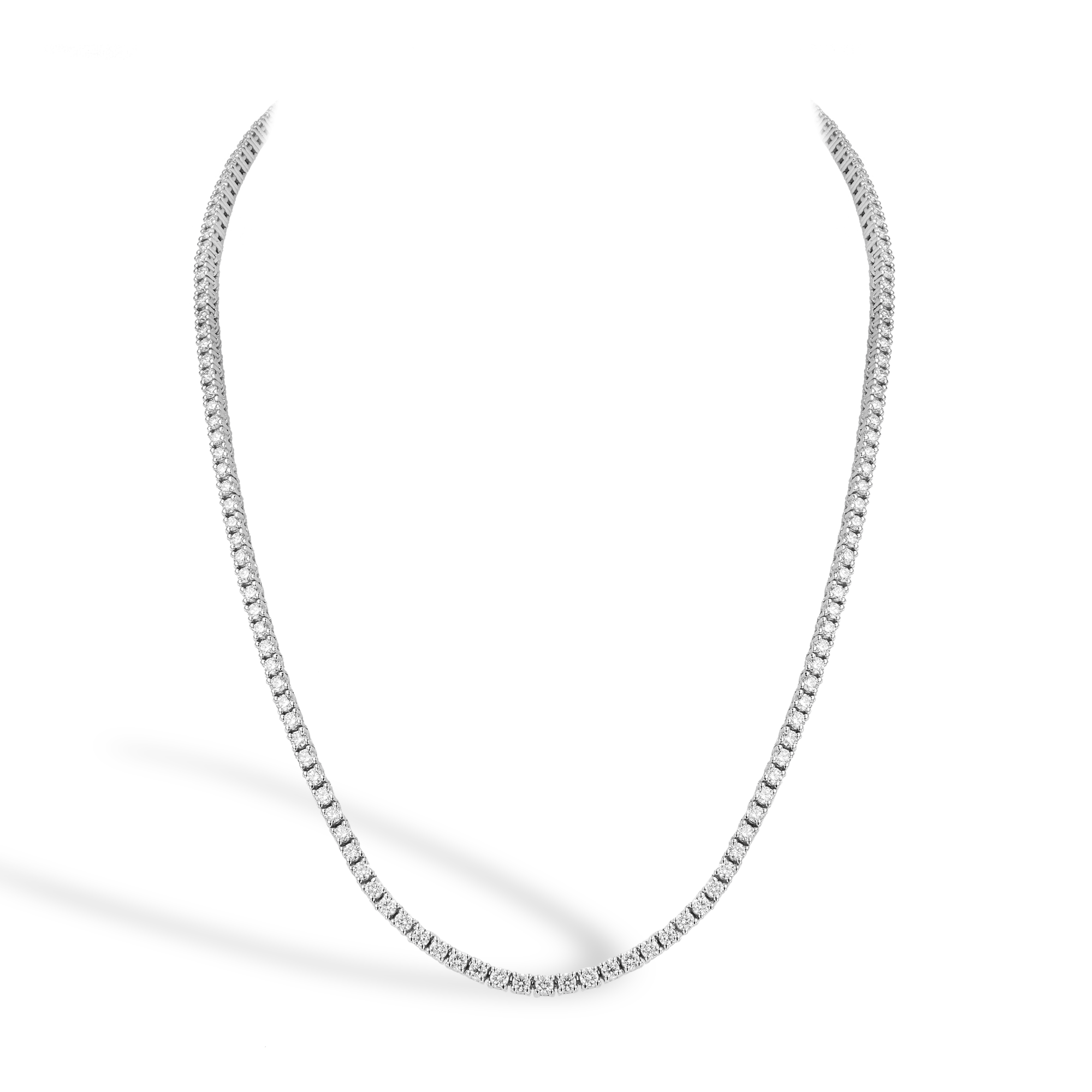 Brilliant Diamond Line Necklace Brilliant cut, Claw set_1