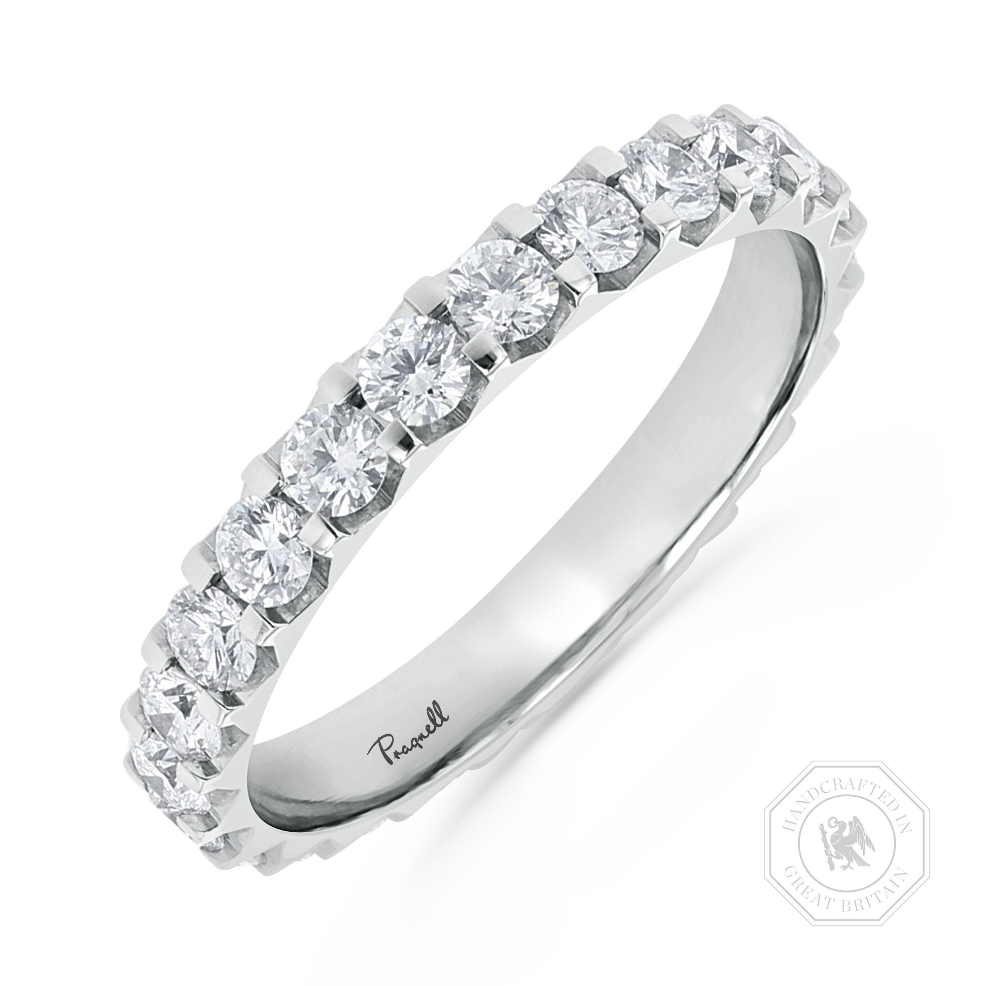 Brilliant Cut Diamond Eternity Ring Brilliant Cut, Eternity, Claw Set_1