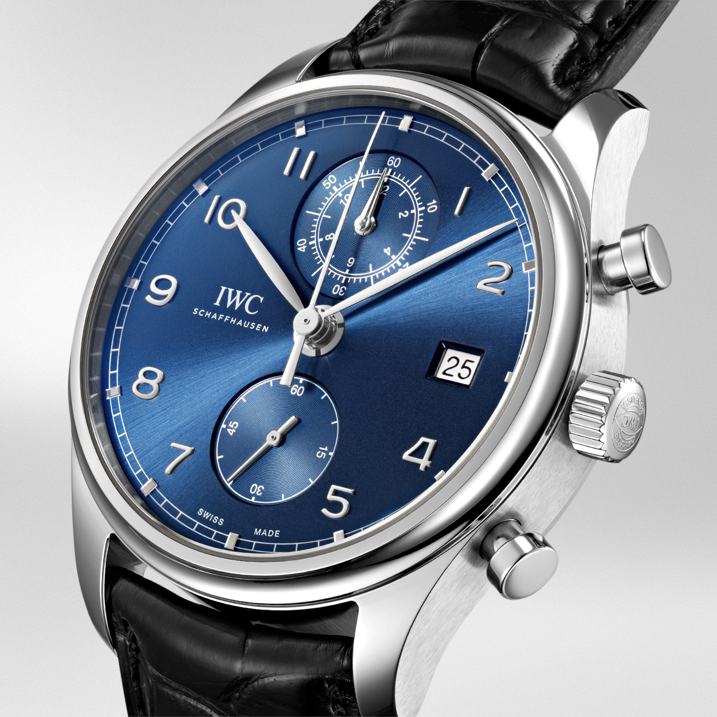 IWC Portugieser Chronograph Classic 42mm, Blue Dial, Arabic Numerals_2