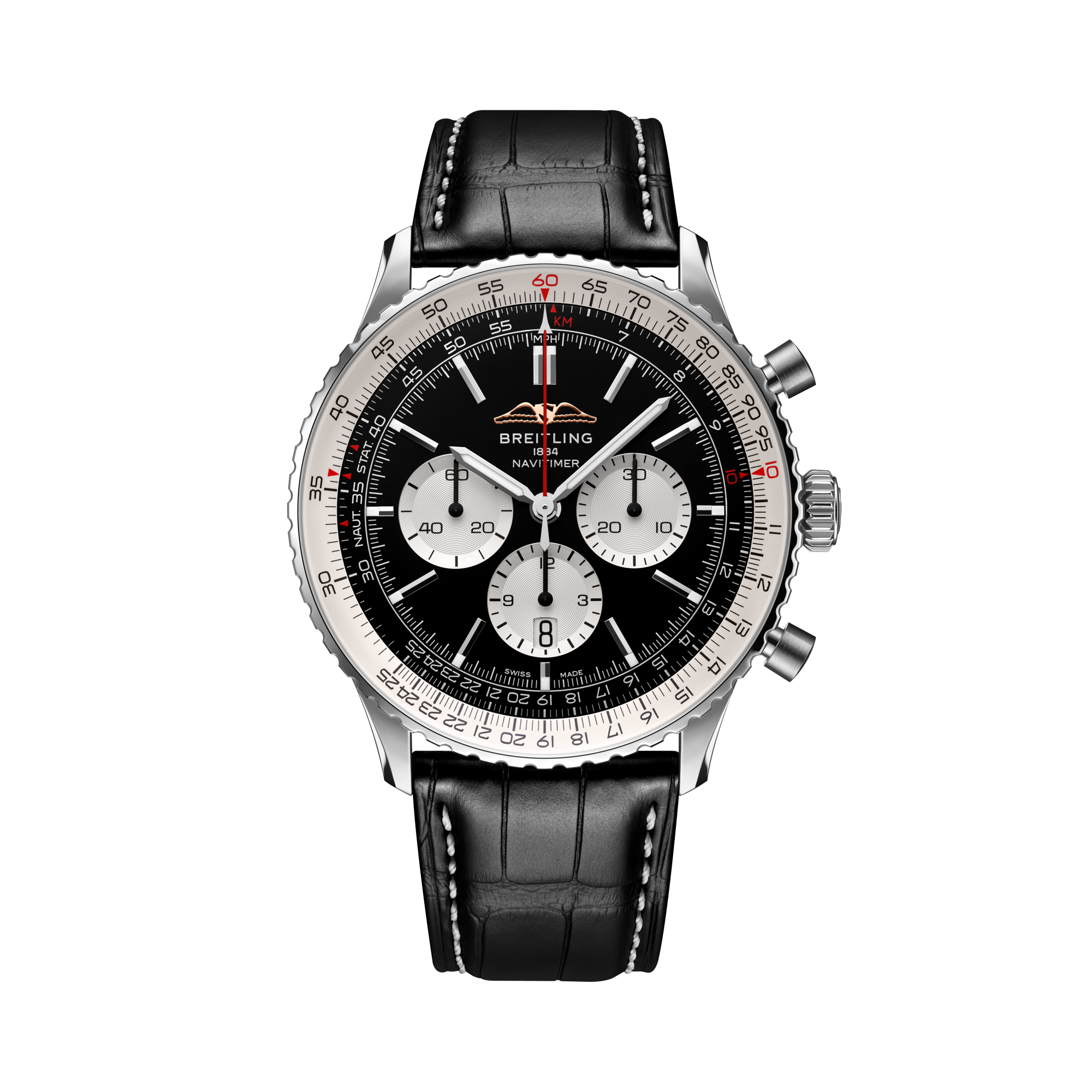 Breitling Navitimer B01 Chronograph 46 46mm, Black Dial, Baton Numerals_1