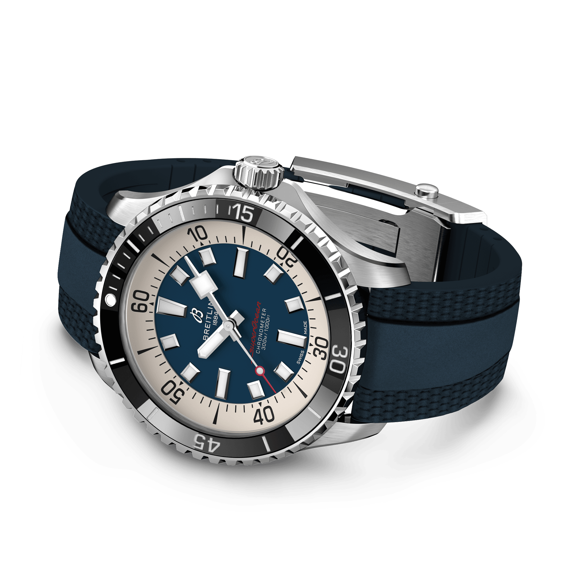 Breitling Superocean Automatic 44 44mm, Blue Dial, Arabic & Baton Numerals_4