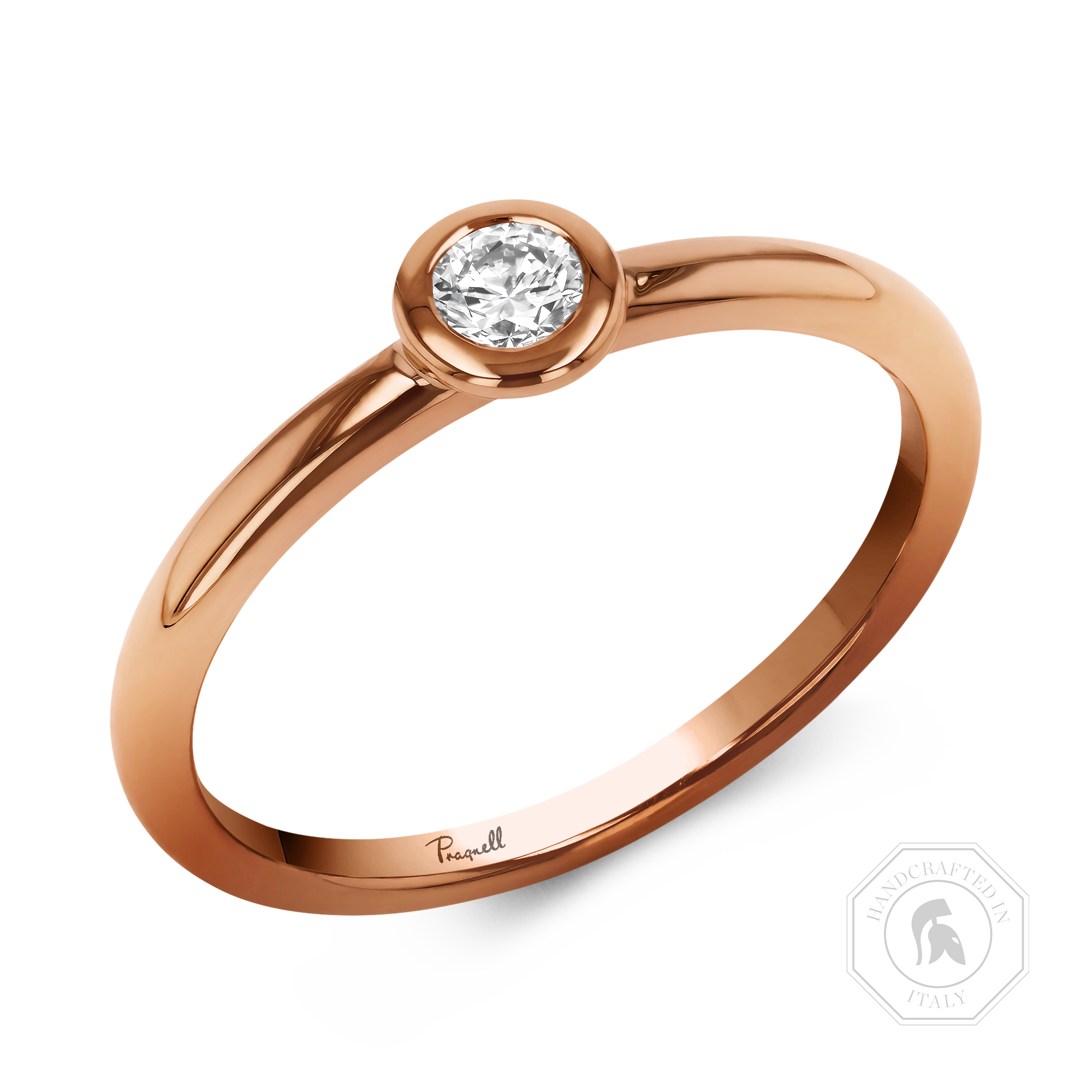Sundance 0.15ct Diamond Solitaire Ring Brilliant Cut, Rubover Set_1