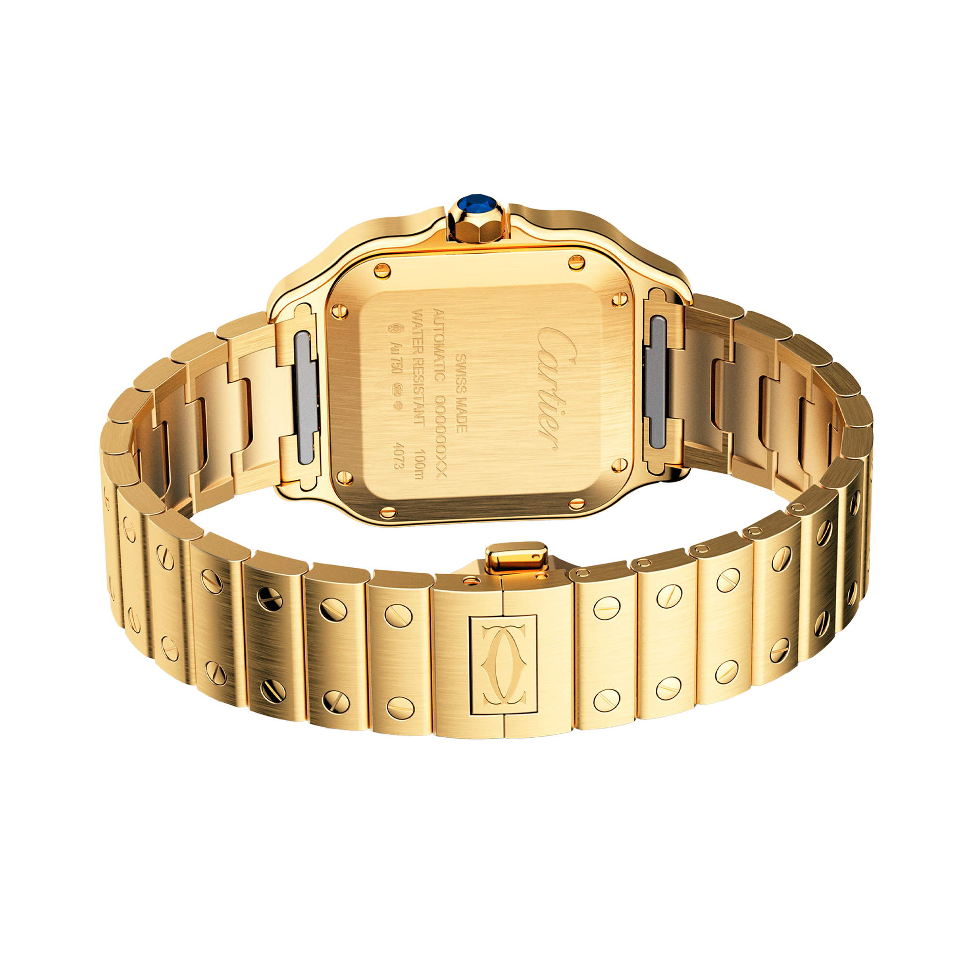 Cartier Santos de Cartier 35mm, Silver Dial, Roman Numerals_4