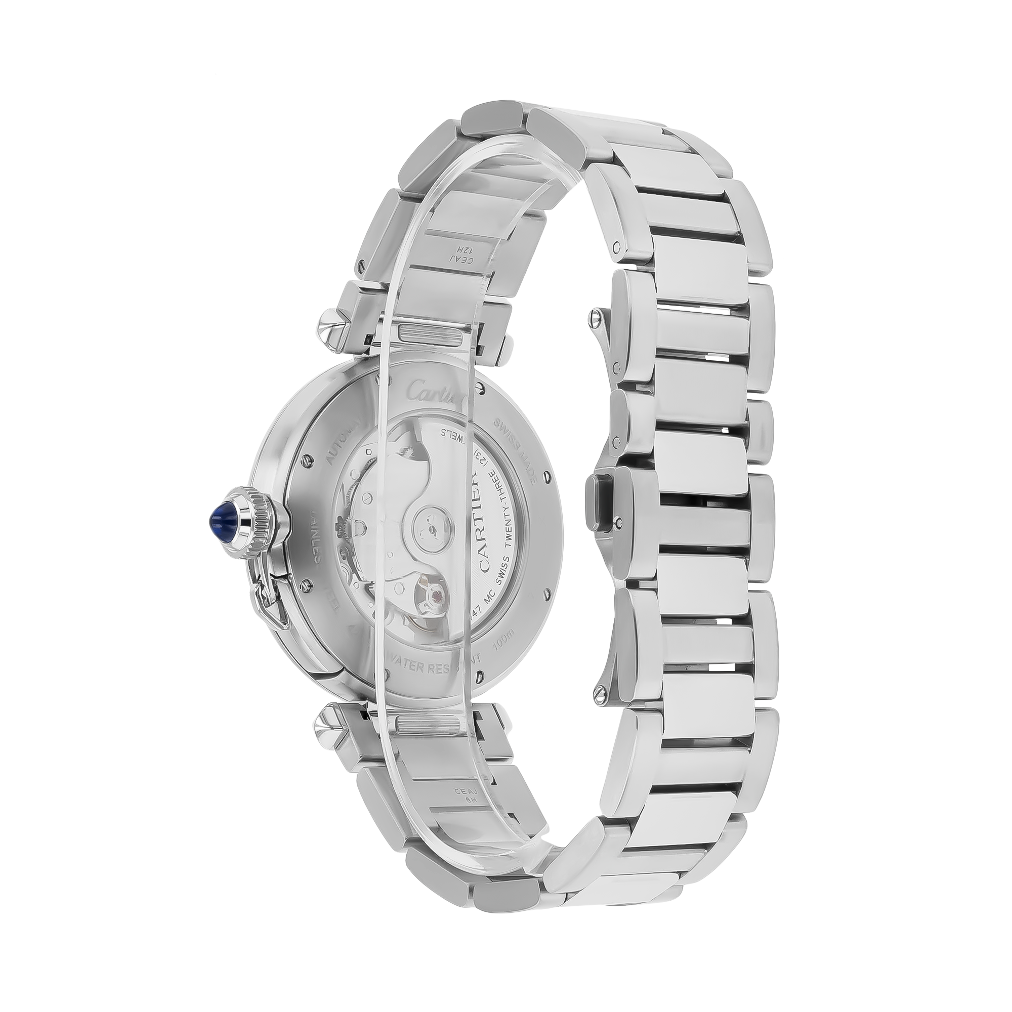 Cartier Pasha 41mm, Silver Dial, Arabic Numerals_3