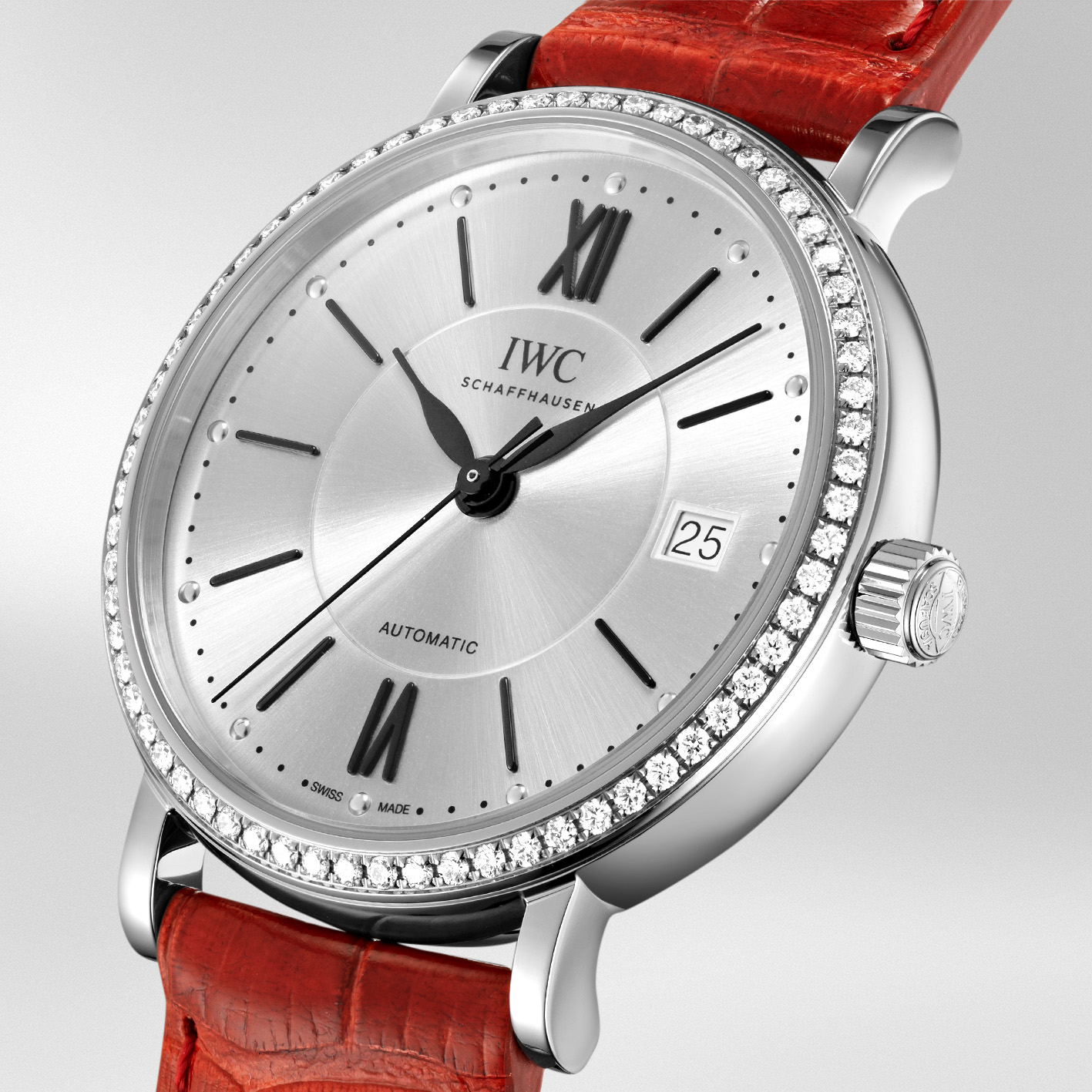 IWC Portofino Automatic 37 37mm, Silver Dial, Roman/Baton Numerals_2