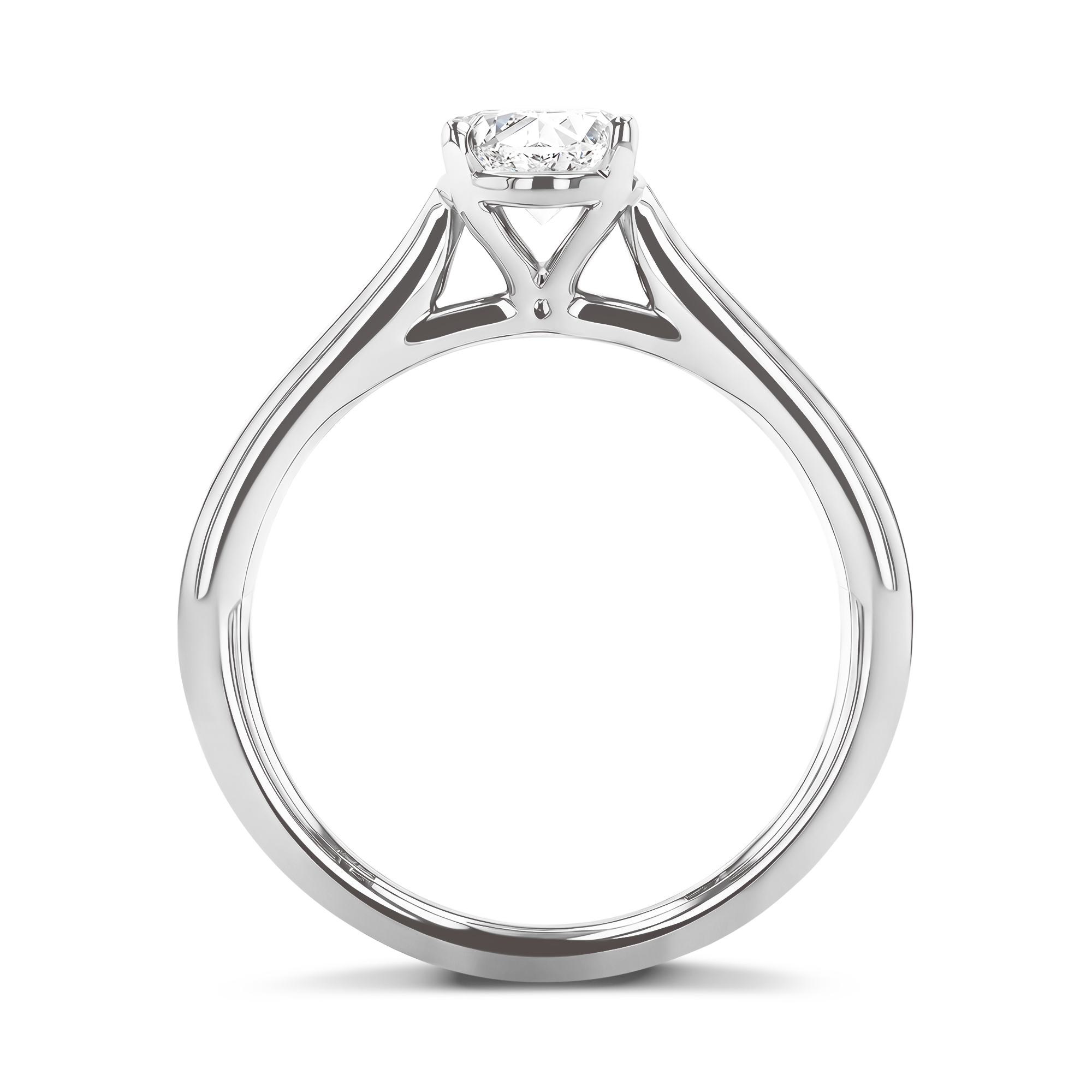 Gaia 1.02ct Diamond Solitaire Ring Oval Cut, Claw Set_3