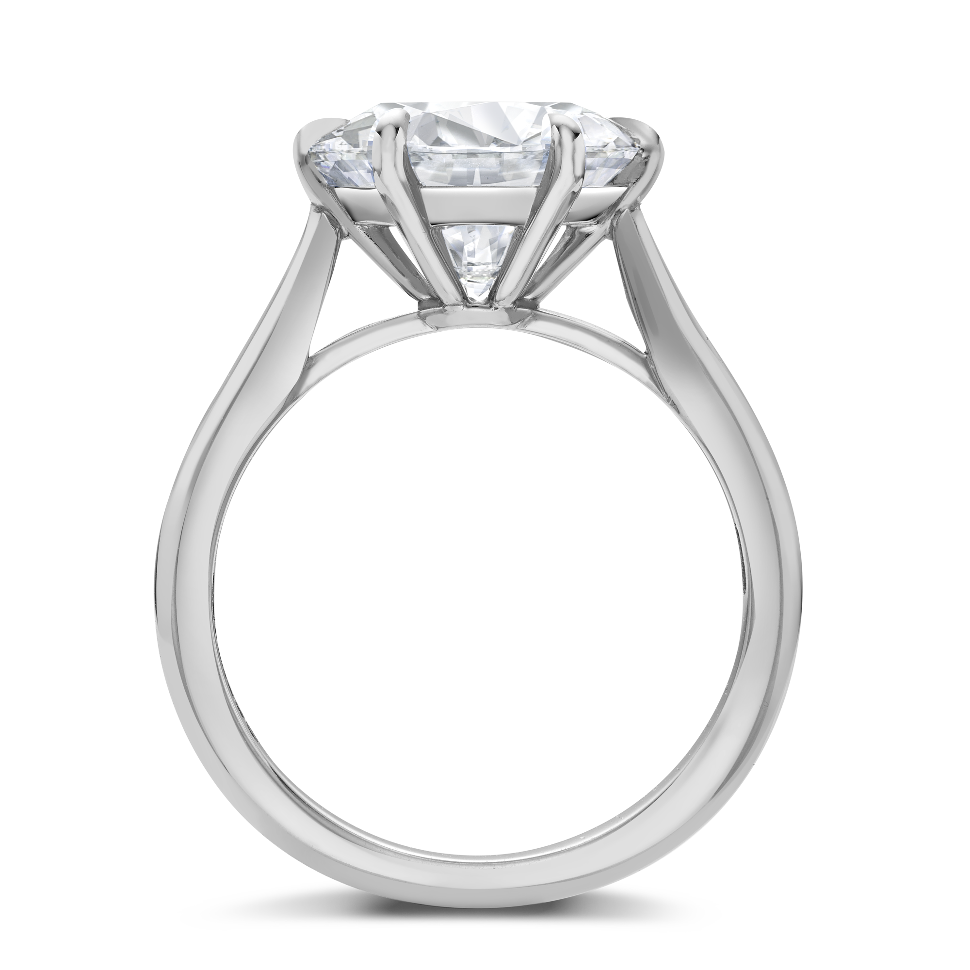 Classic Six-Claw 4.08ct Diamond Solitaire Ring Brilliant cut, Claw set_3