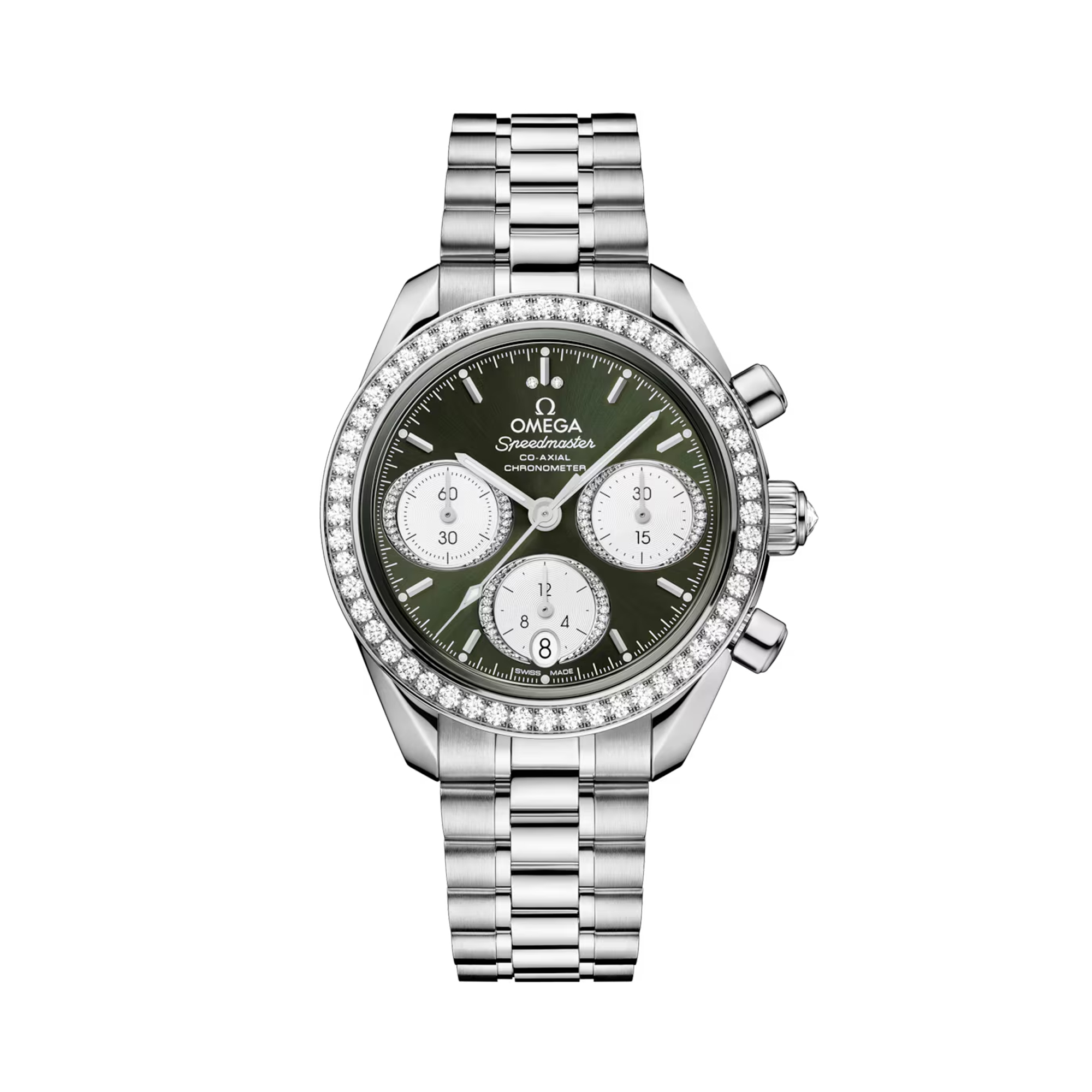 OMEGA Speedmaster 38 38mm, Green Dial, Baton Numerals_1