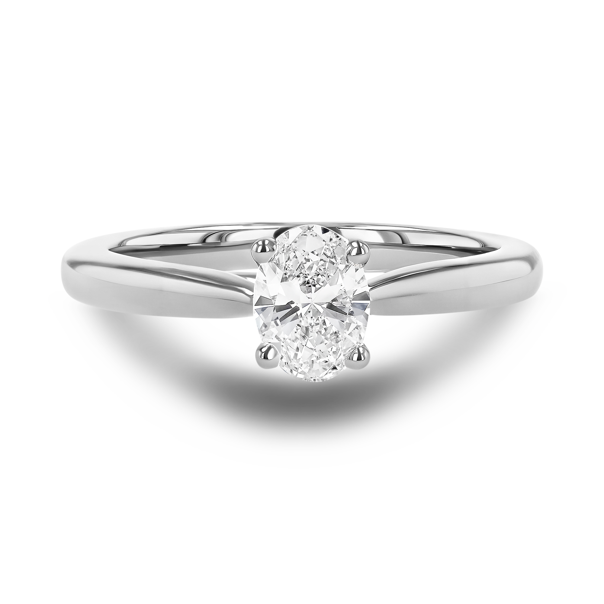 Gaia 0.50ct Oval Cut Diamond Ring Oval Cut, Claw Set_2