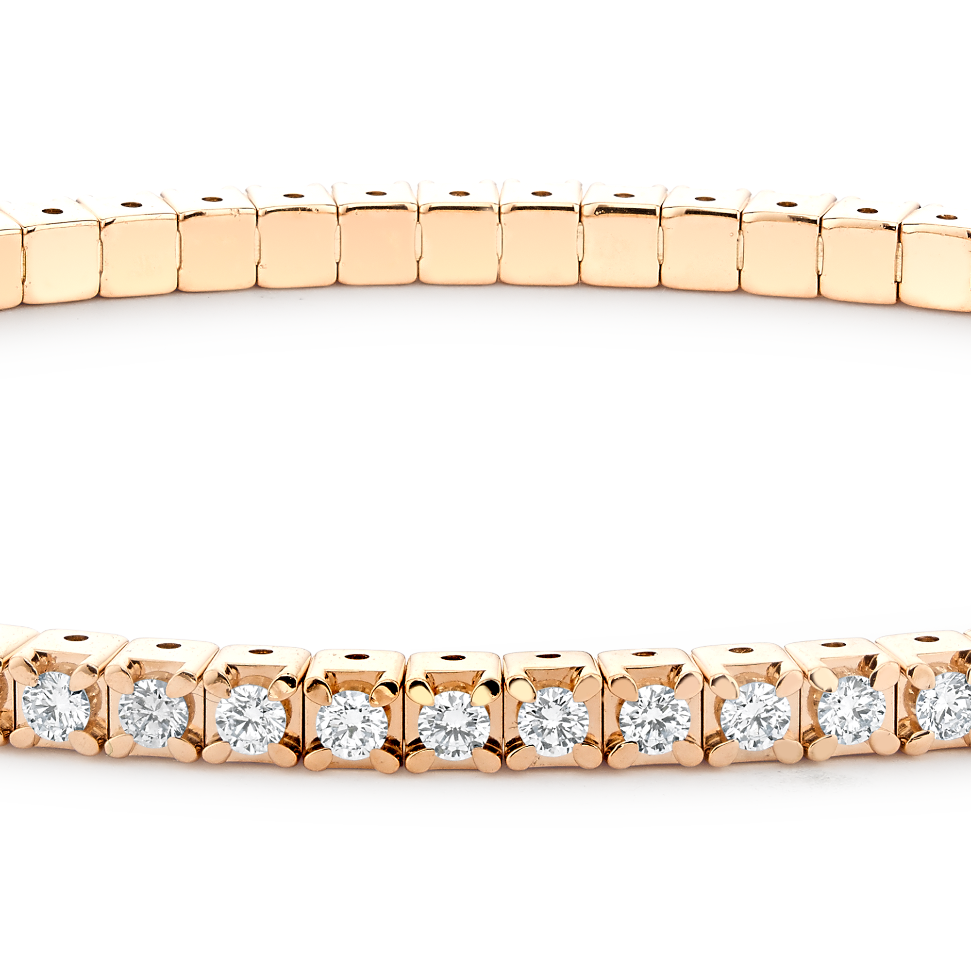 Expandable Diamond Bangle Brilliant Cut, Four Claw Set_2