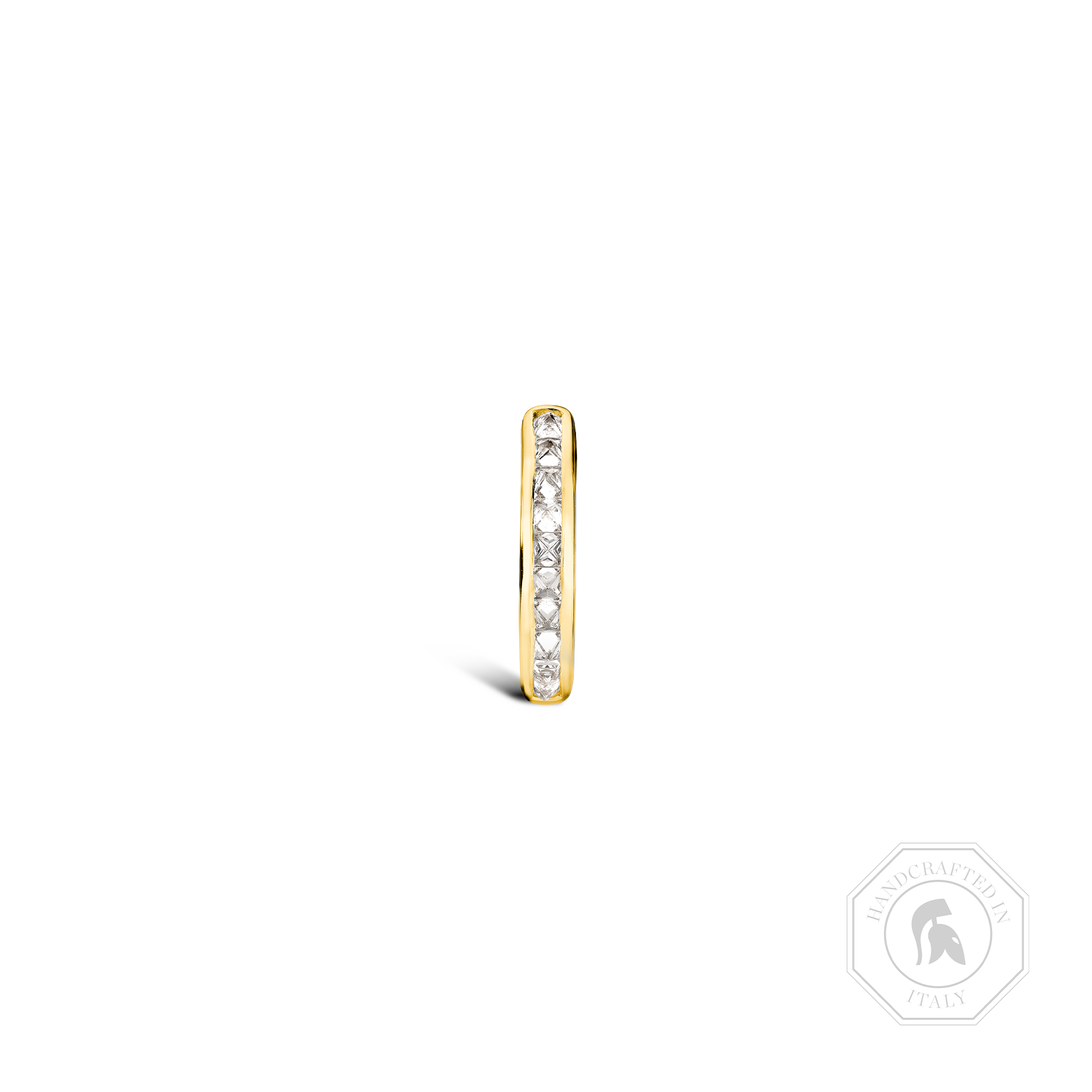 RockChic Diamond Hoop Earring Princess Cut_1