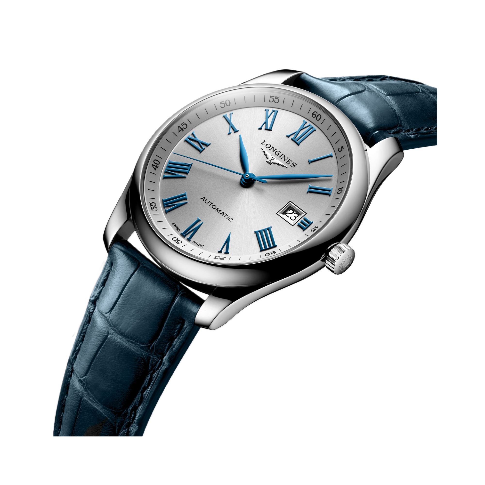 Longines Master Collection Master Collection 40mm, White Dial, Roman Numerals_2