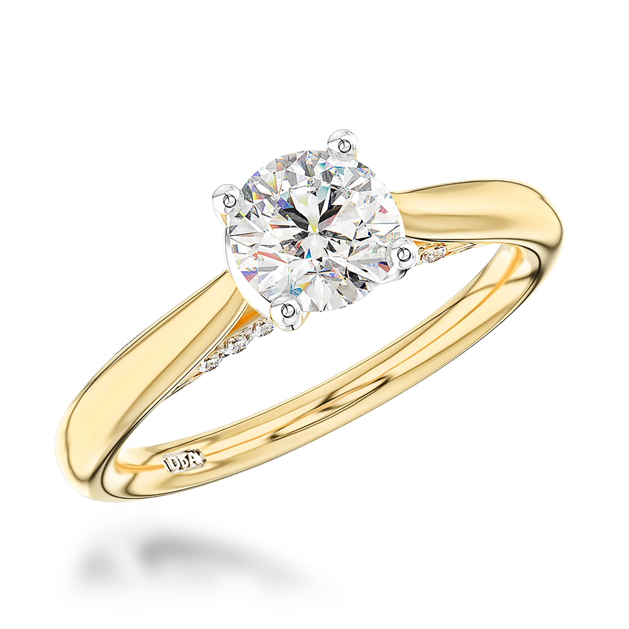 Solitaire Diamond Ring Brilliant Cut, Four Claw Set_1