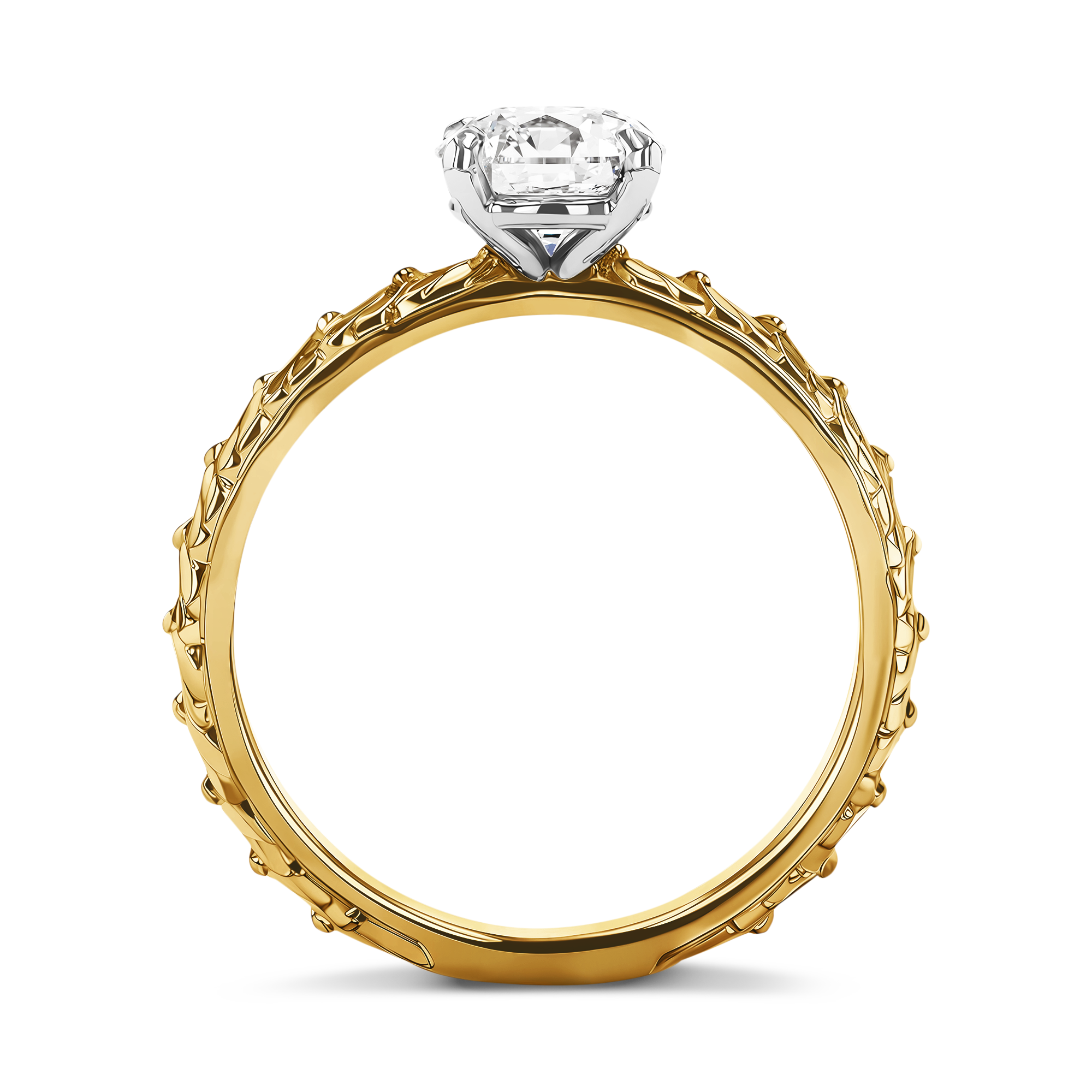 Apple Blossom 0.30ct Brilliant Cut Diamond Ring Brilliant cut, Claw set_3