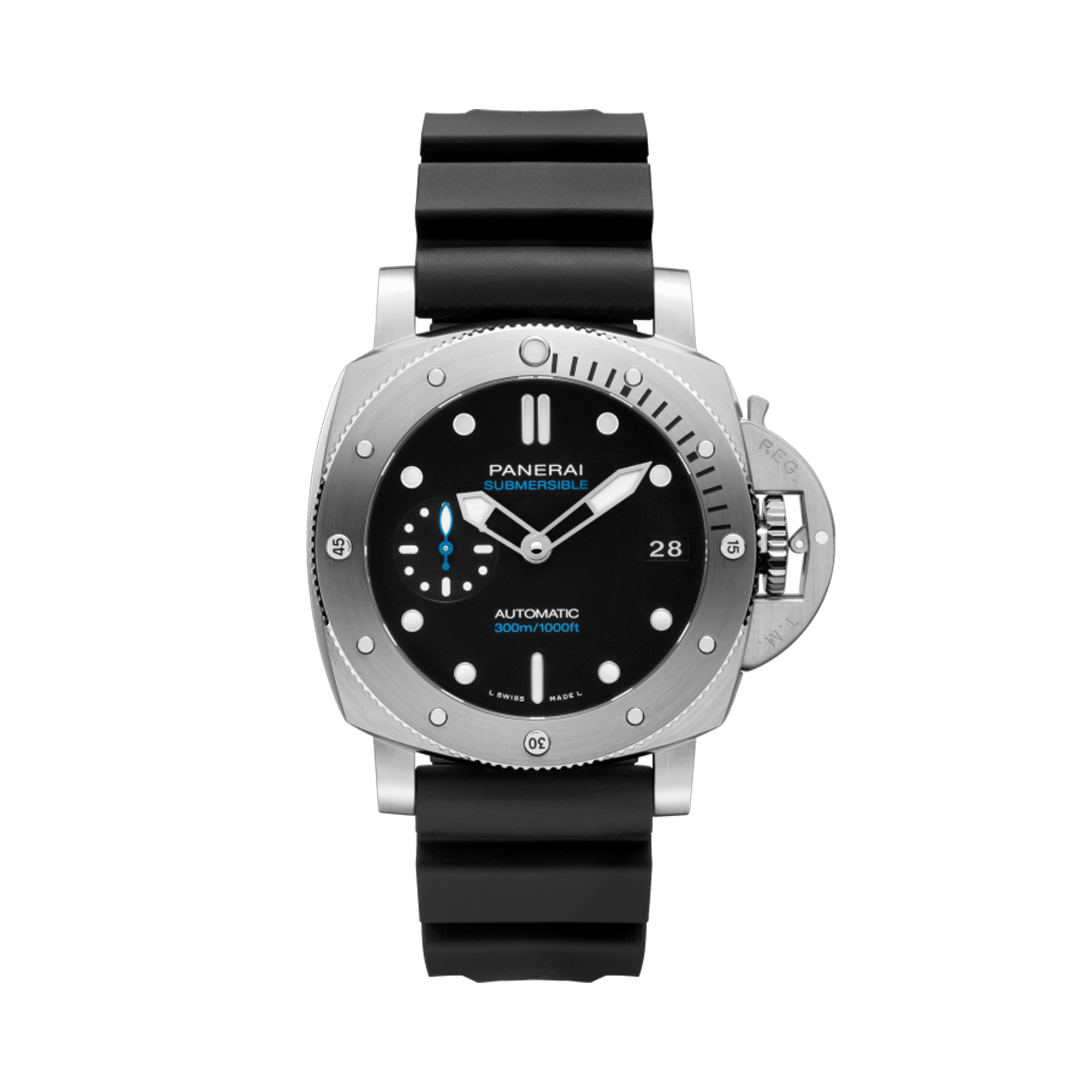 Panerai Submersible 42mm 42mm, Black Dial, Baton Numerals_1