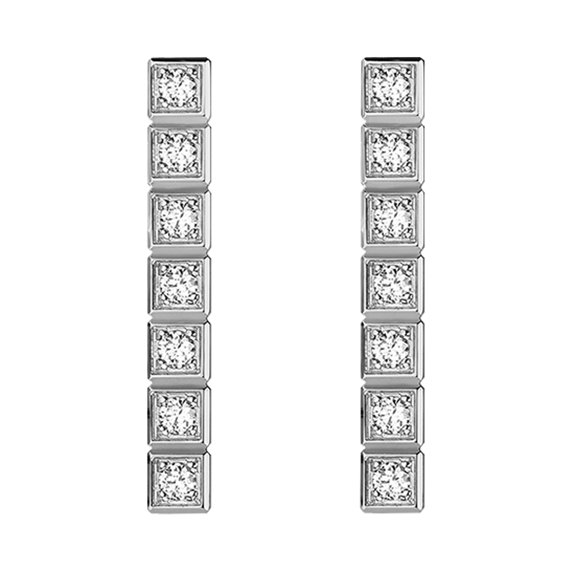 Chopard Ice Cube Diamond Earrings Brilliant cut, Claw set_1