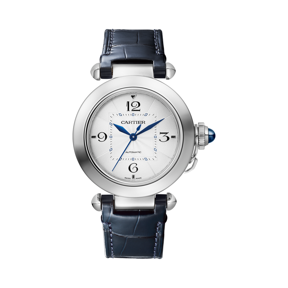 Cartier Pasha 35mm, Silver Dial, Arabic Numerals_4