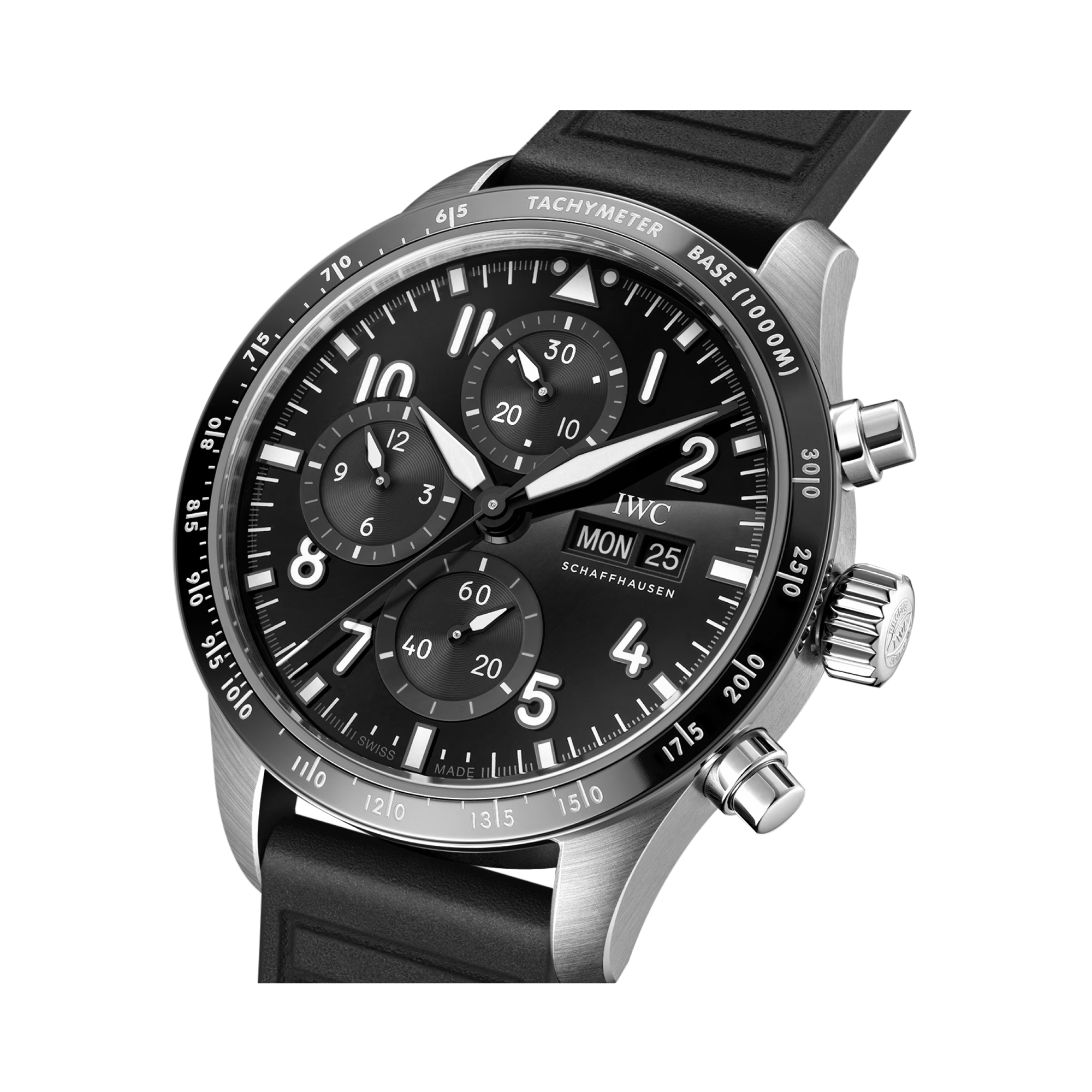 Pilots Performance Chronograph 41 AMG 41mm, Black Dial, Arabic Numerals_3