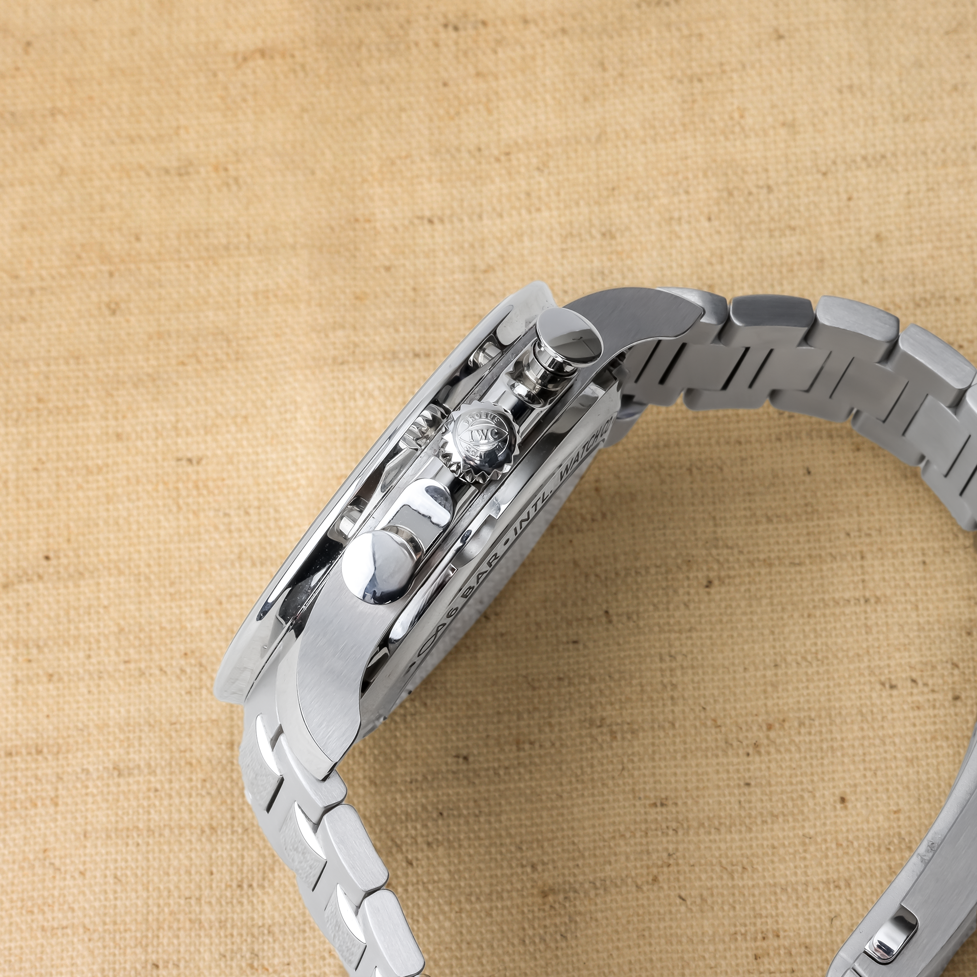 Pre-Owned IWC Portugieser Yacht Club Chronograph 44.6mm, Silver Dial, Arabic Numerals_4