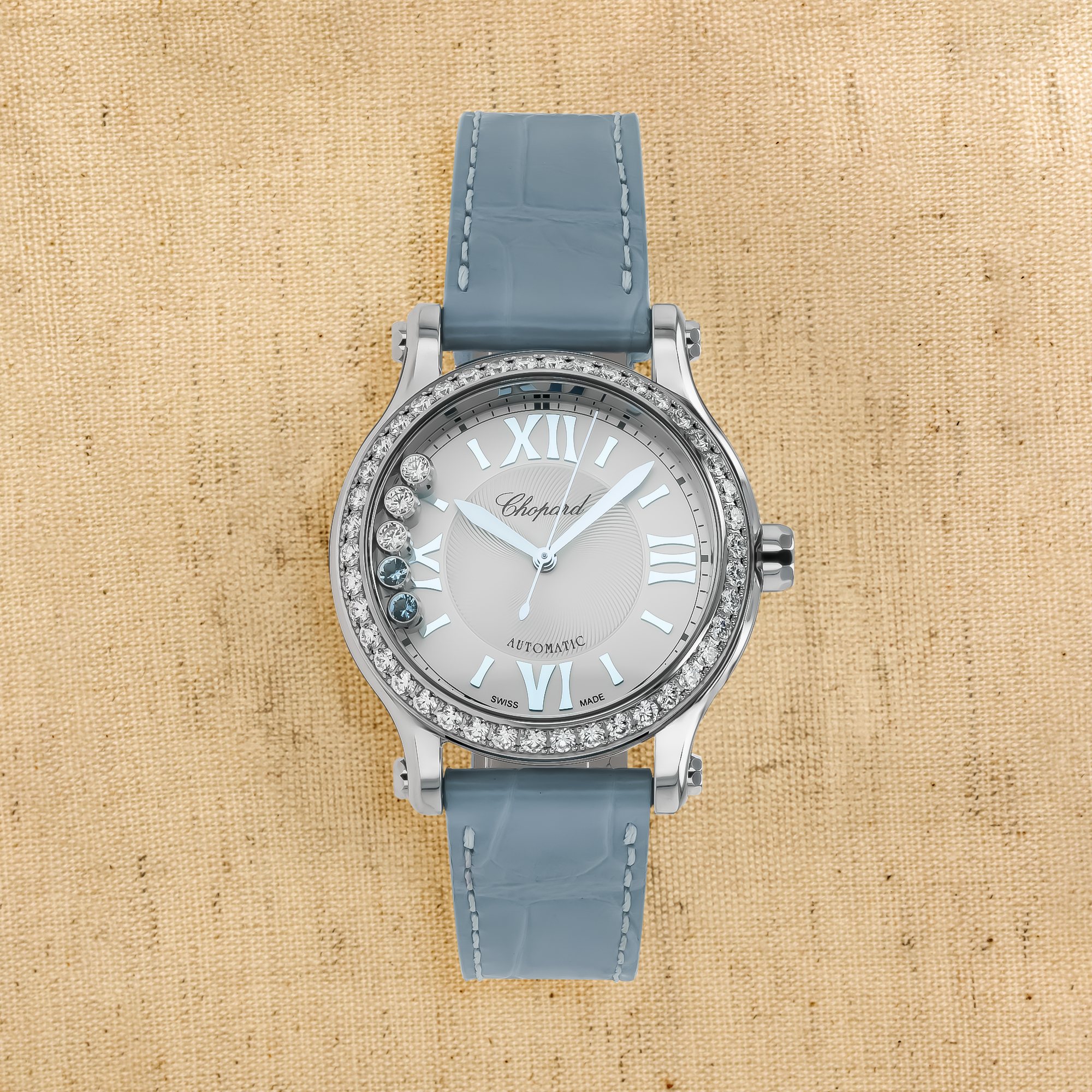 Chopard Happy Sport 33mm, Silver Dial, Roman Numerals_1