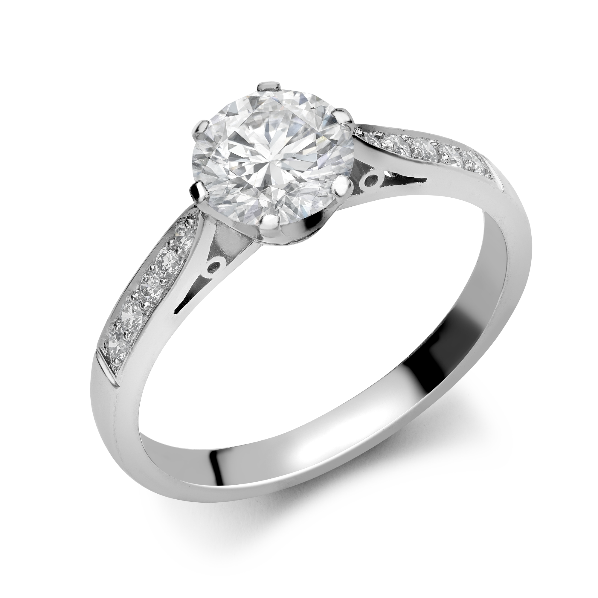 Classic 0.99ct Diamond Solitaire Ring Brilliant cut, Claw set_1