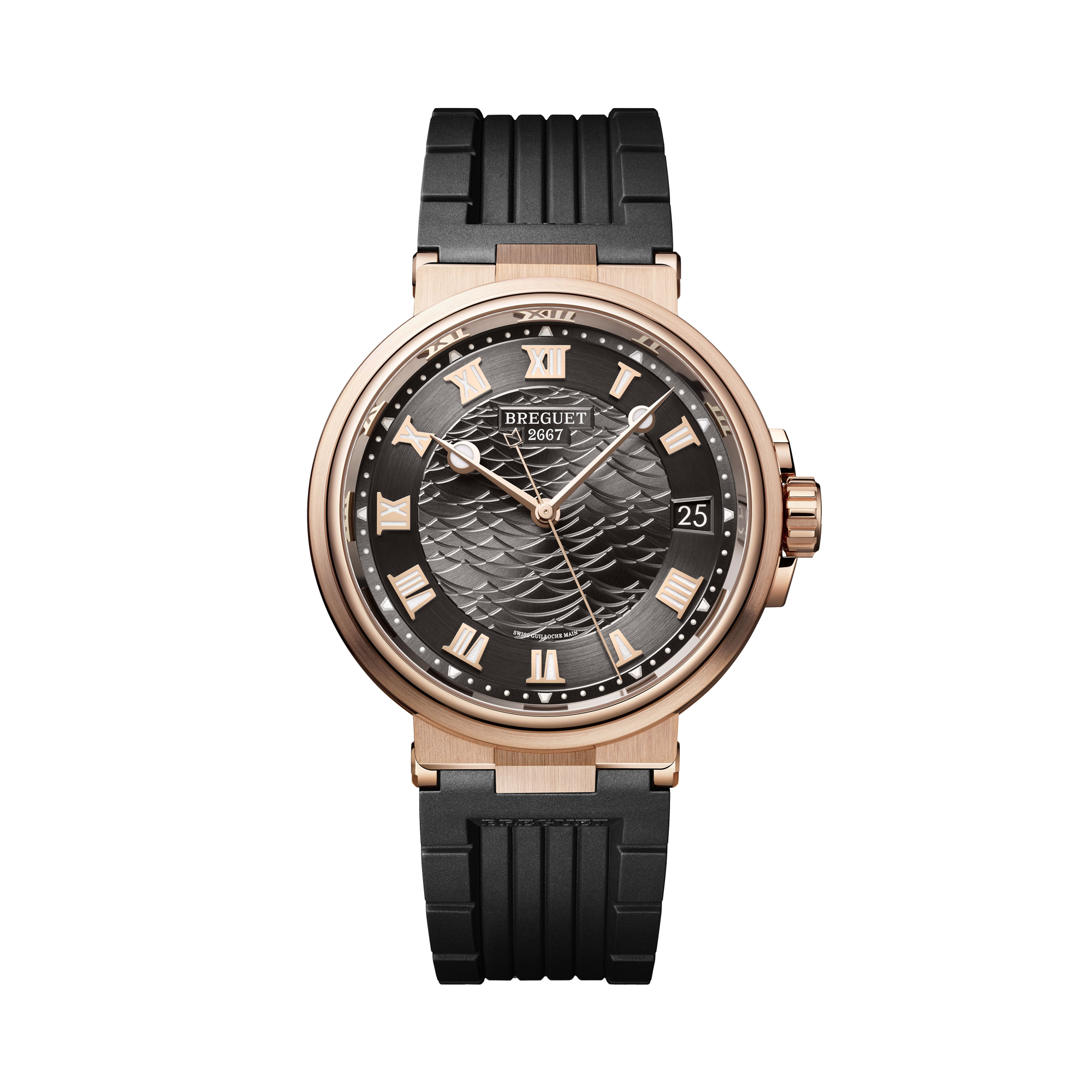 Breguet Marine 40mm, Grey Dial, Roman Numerals_1