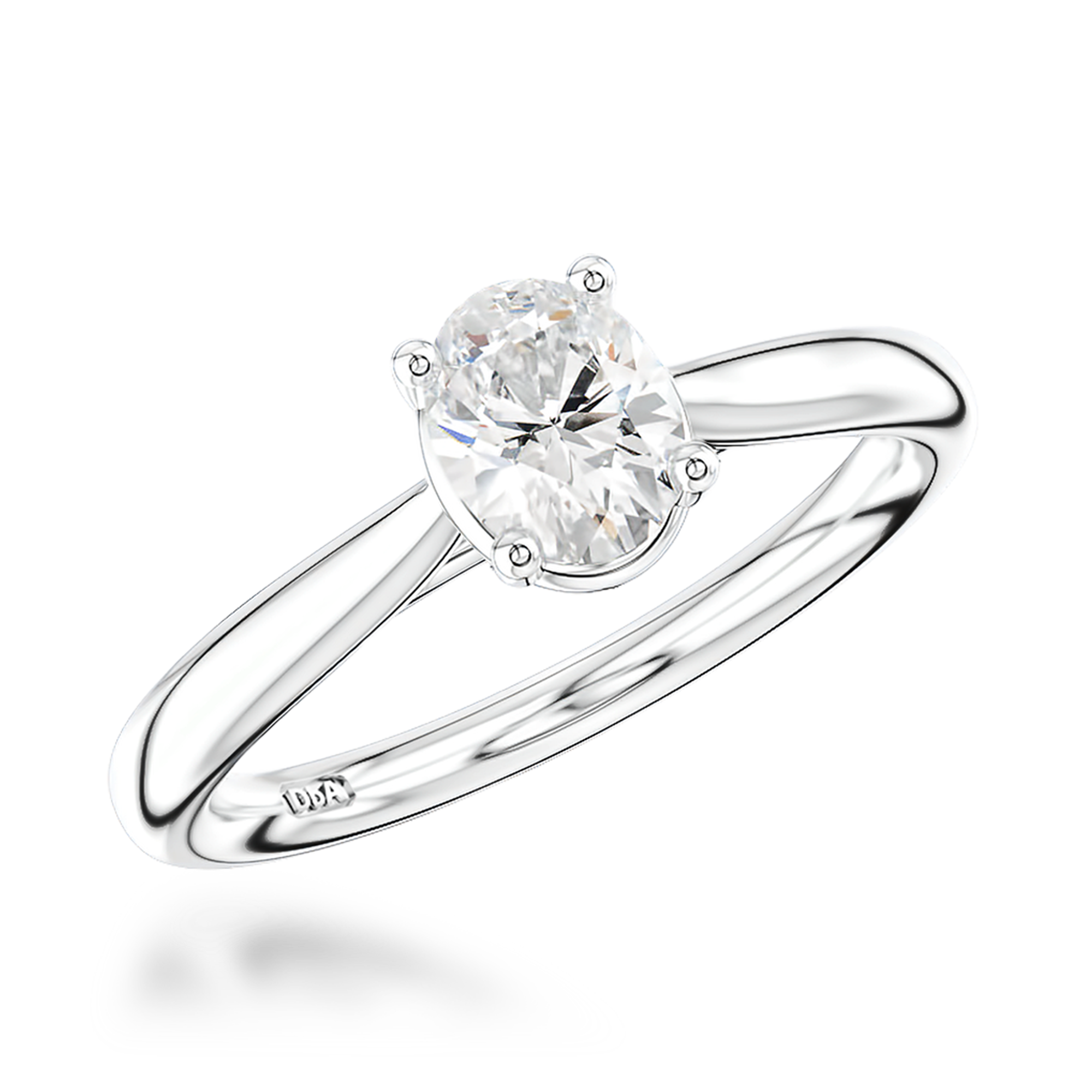 0.60CT Diamond Solitaire Ring Oval Cut, Solitaire_1