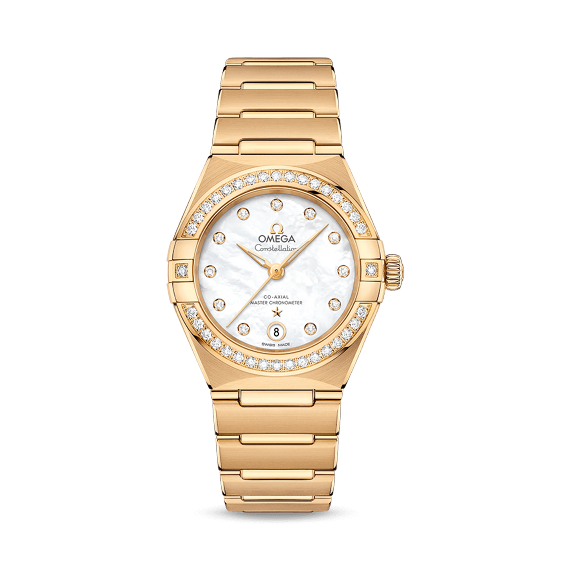 OMEGA Constellation 29mm, Mother of Pearl Dial, Diamond Numerals_1