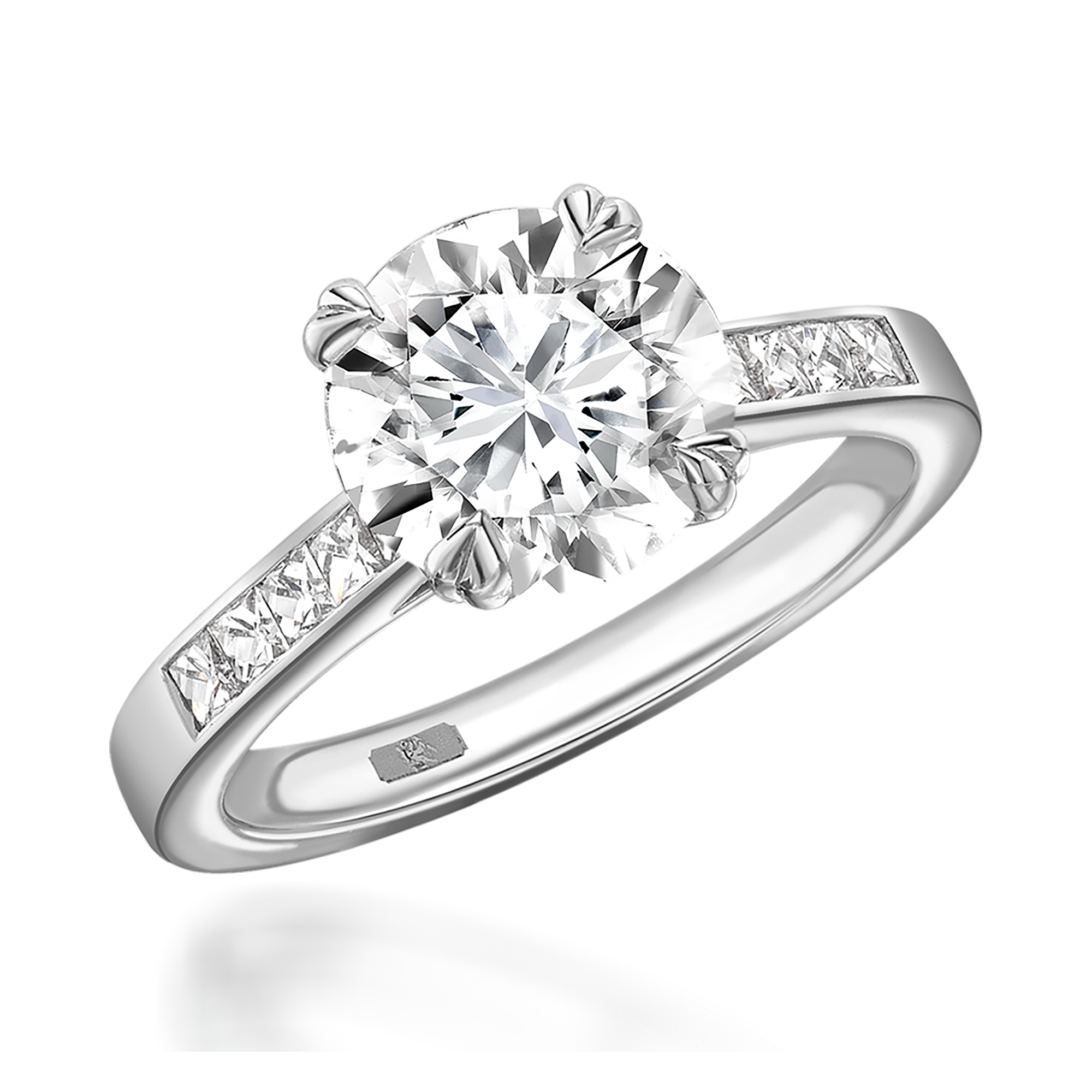Gatsby 2.01ct Diamond Solitaire Ring Brilliant cut, Claw set_1