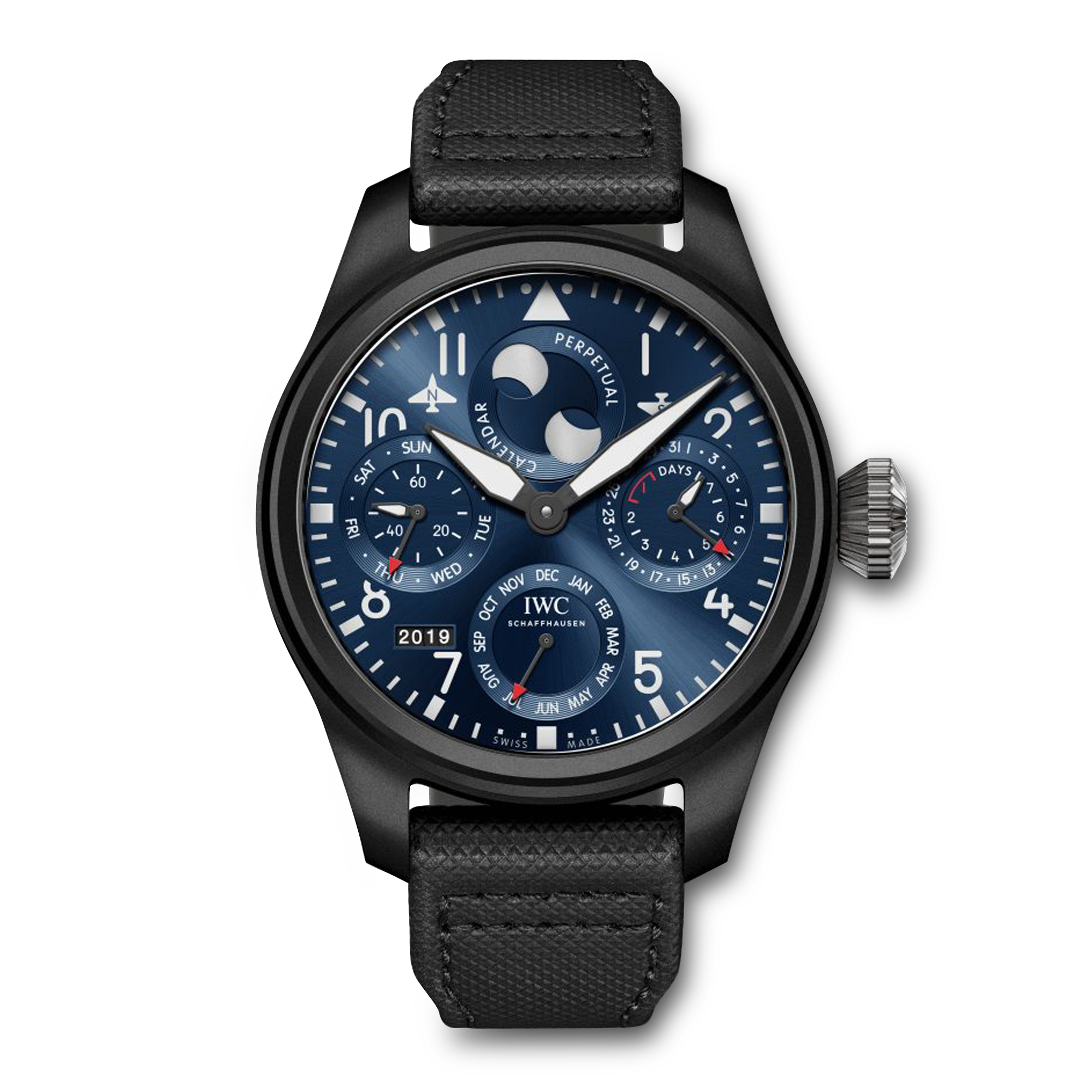 IWC Big Pilot Perpetual Calendar Edition 'Rodeo Drive' 46.5mm, Blue Dial, Arabic Numerals_1