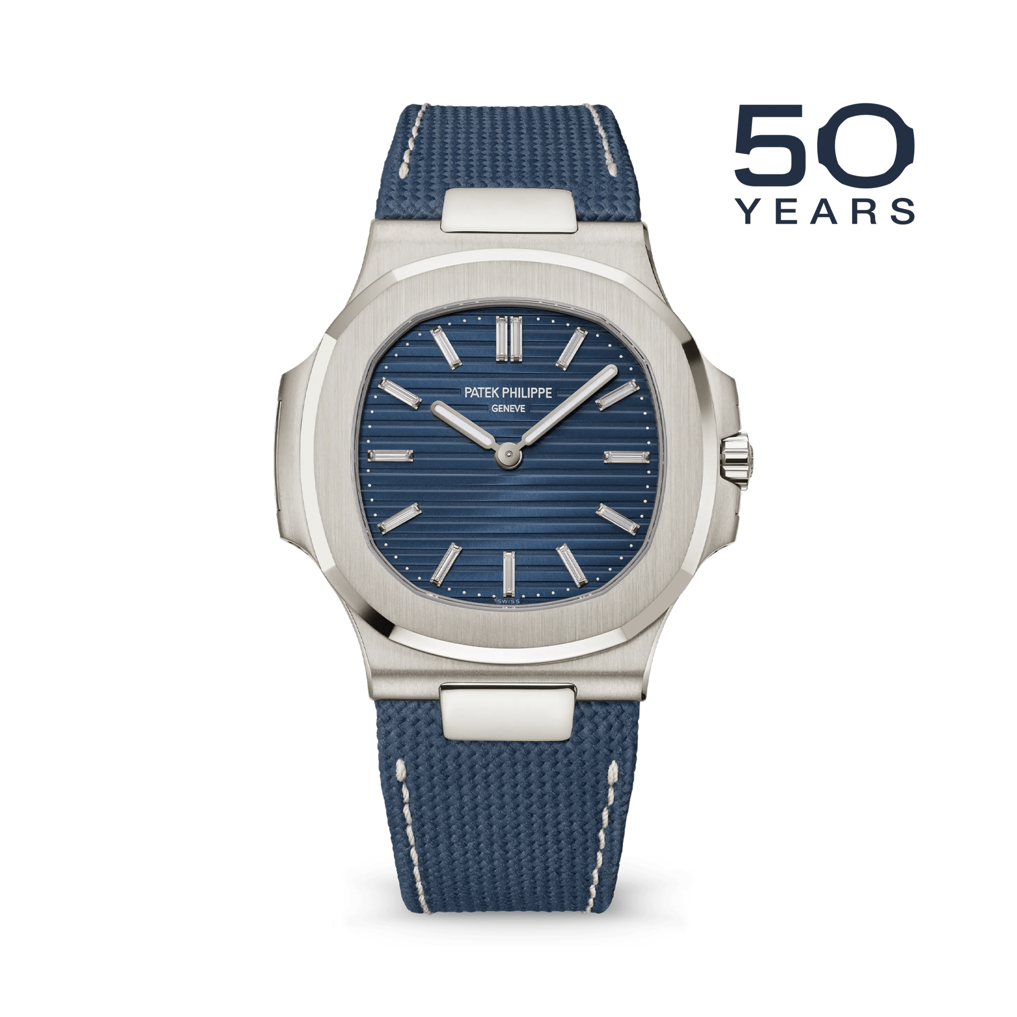 Patek Philippe Nautilus , Blue Dial,  Numerals_1