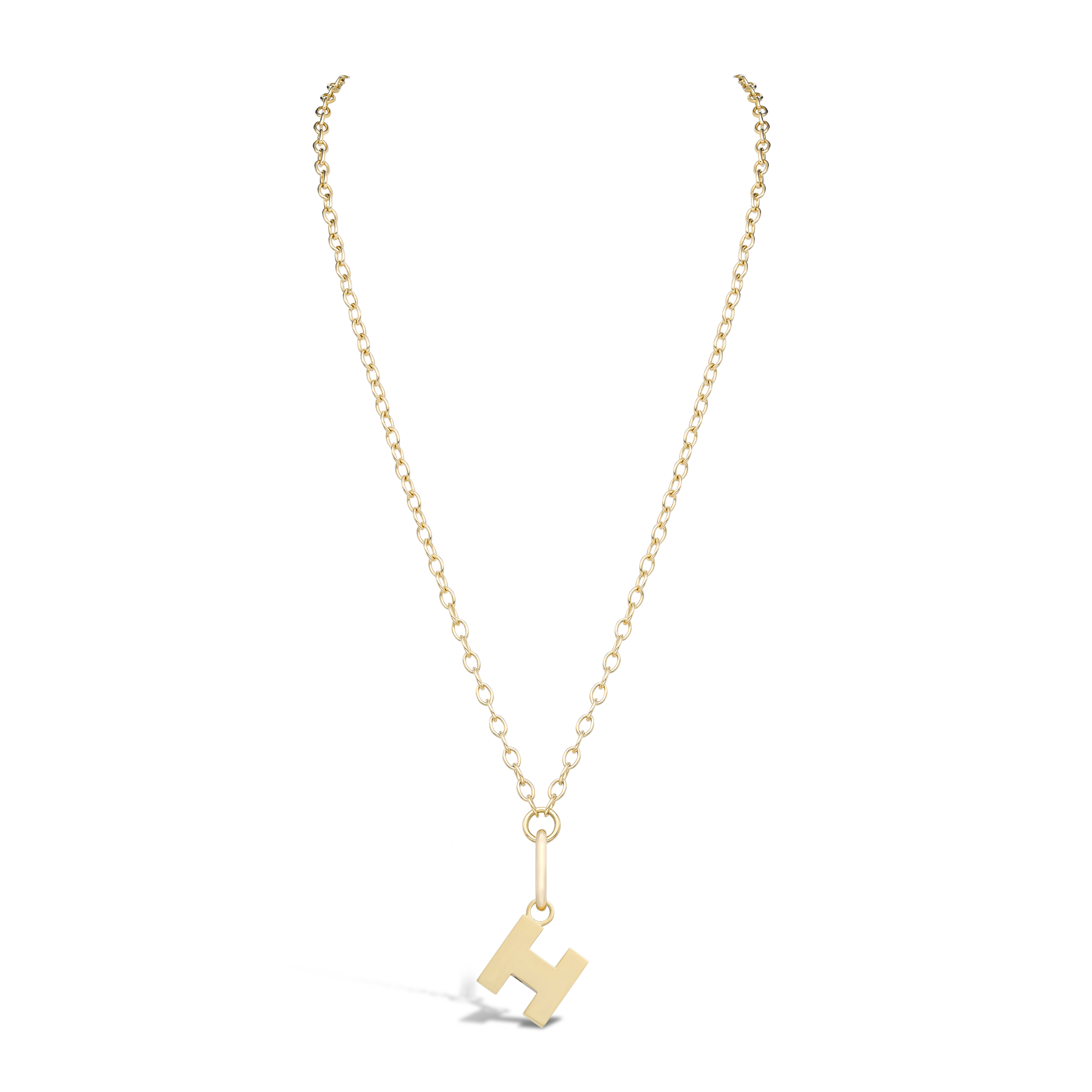 Letter H Pendant Charm _2