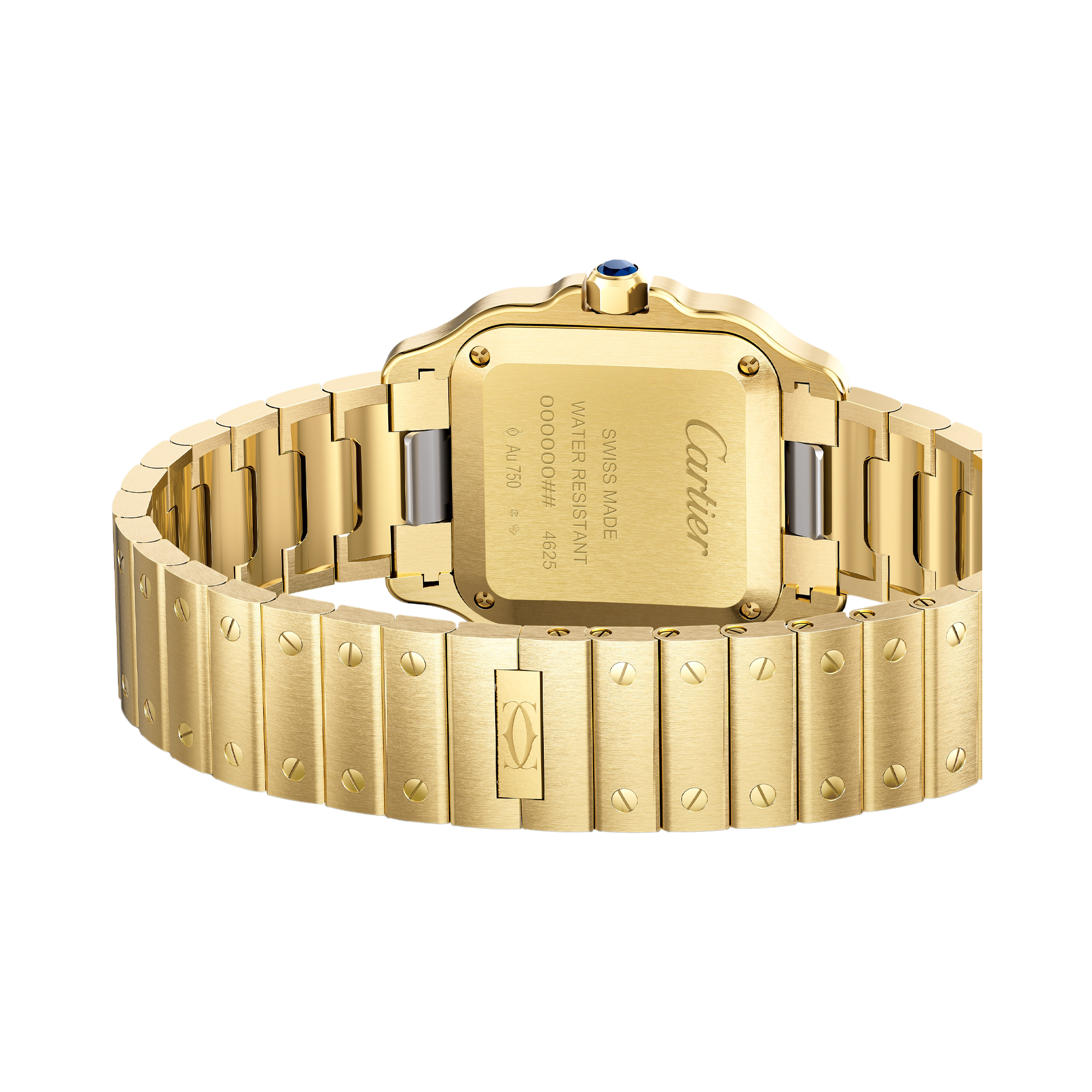 Cartier Santos de Cartier Small, Silver Dial, Roman Numerals_3