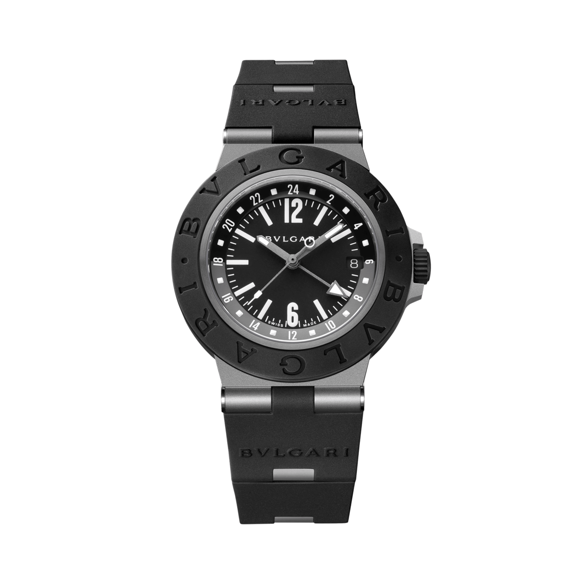Bvlgari Bvlgari Aluminium Roma 40mm, Black Dial, Arabic/Baton Numerals_1