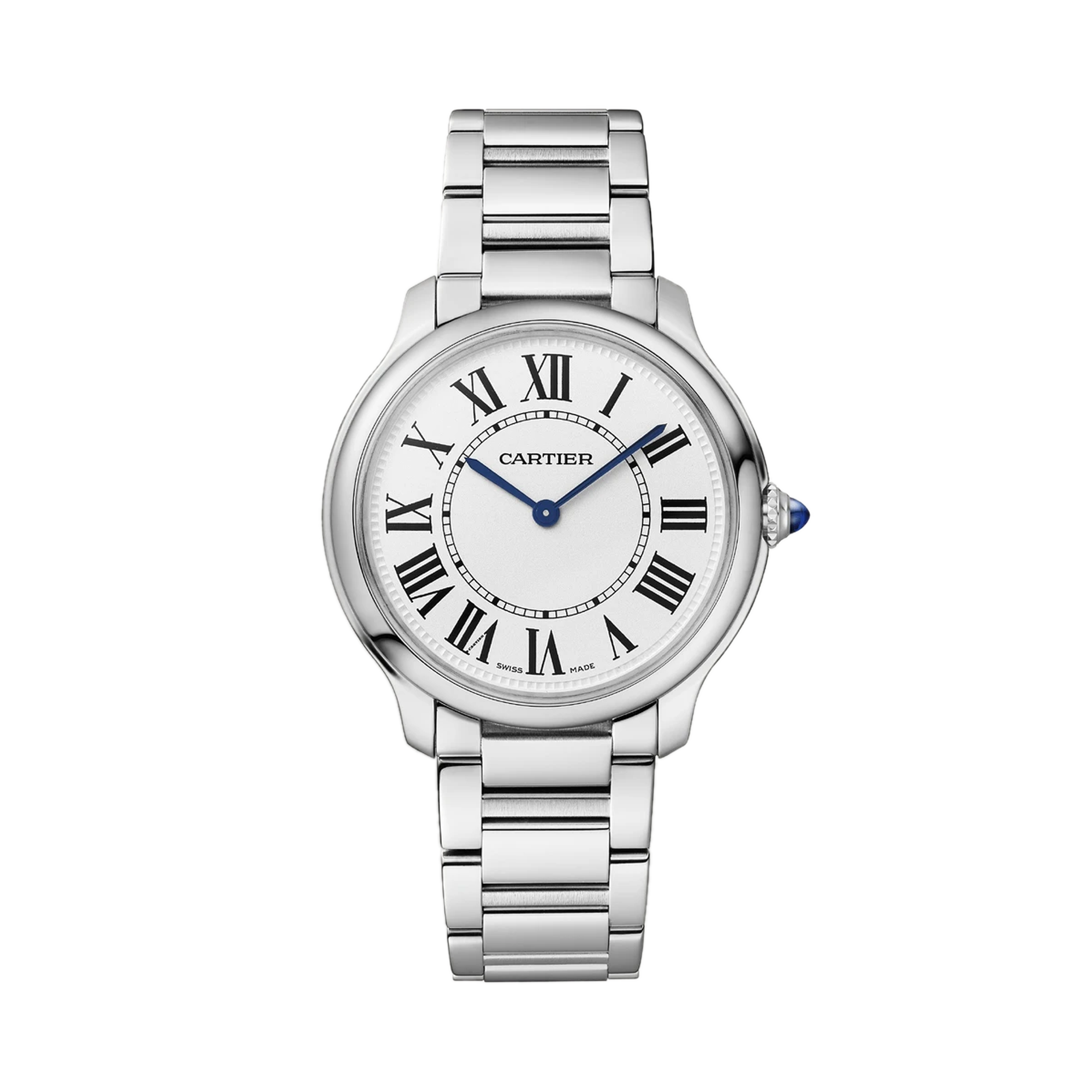 Cartier Ronde Must 36mm, Silver Dial, Roman Numerals_1