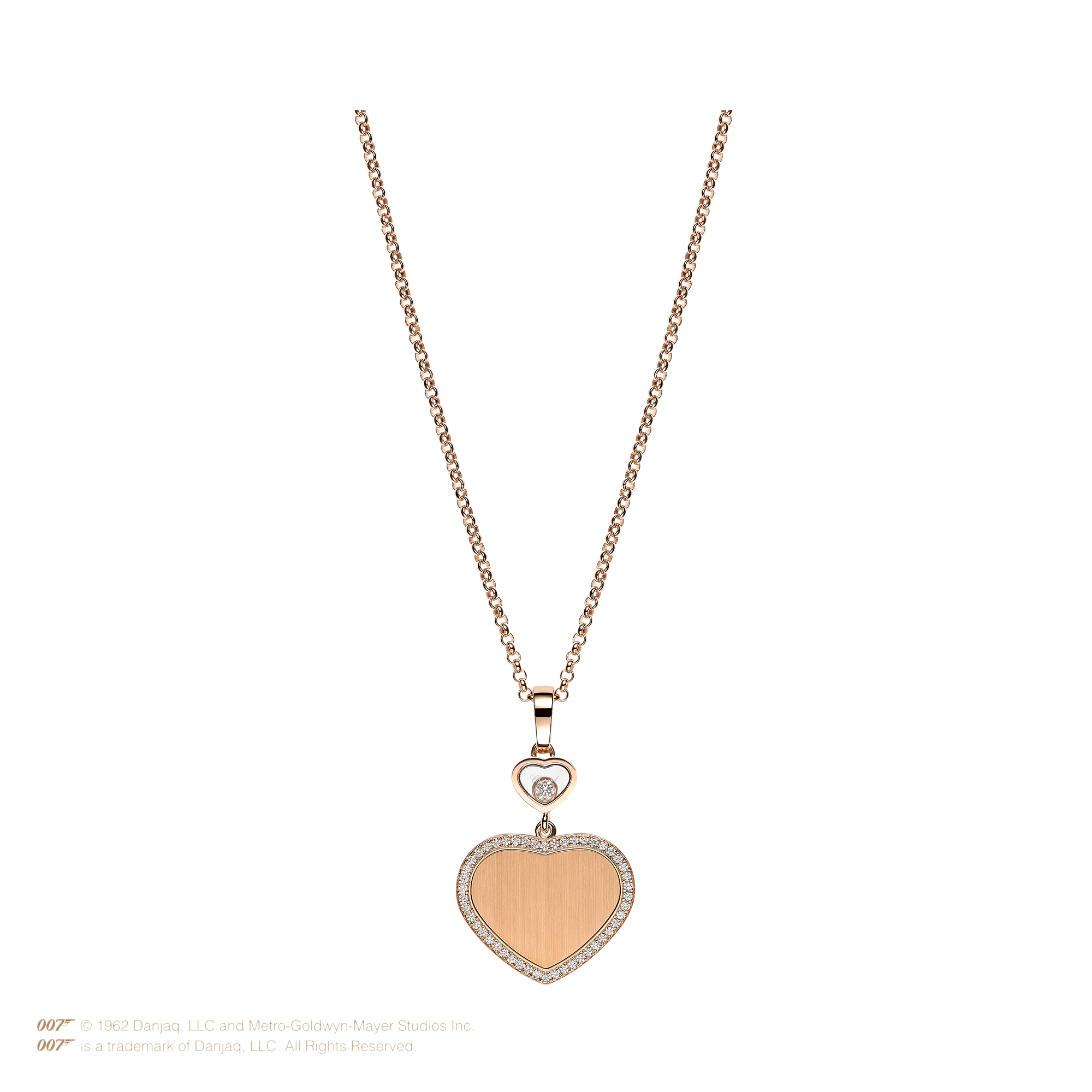 Chopard James Bond 007 Happy Hearts Diamond Pendant Brilliant Cut, Pave Set_2